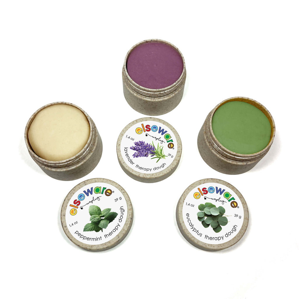 Therapy Dough Sampler – Calming Aromatherapy Stress-Relief elseware unplug