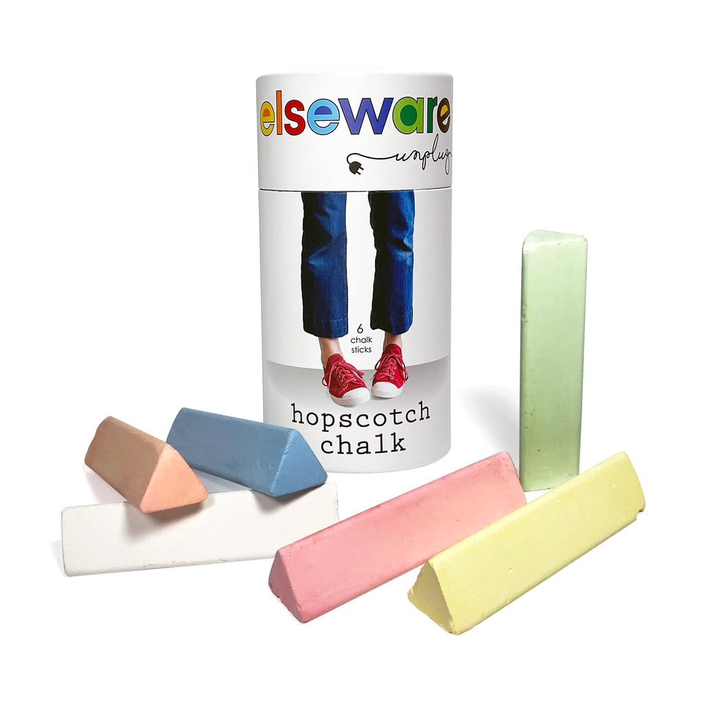 Hopscotch Chalk – Talc-Free – Non-Toxic Set elseware unplug
