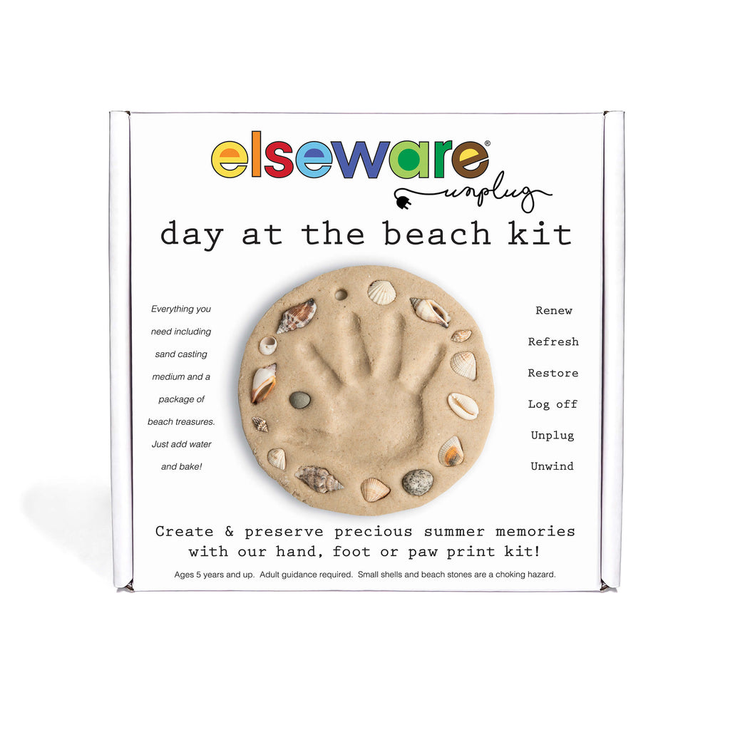 Day at the Beach – Kids Hand & Footprint Keepsake elseware unplug