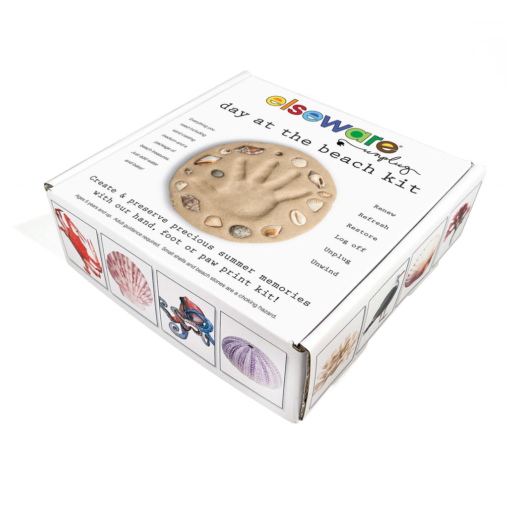 Day at the Beach – Kids Hand & Footprint Keepsake elseware unplug