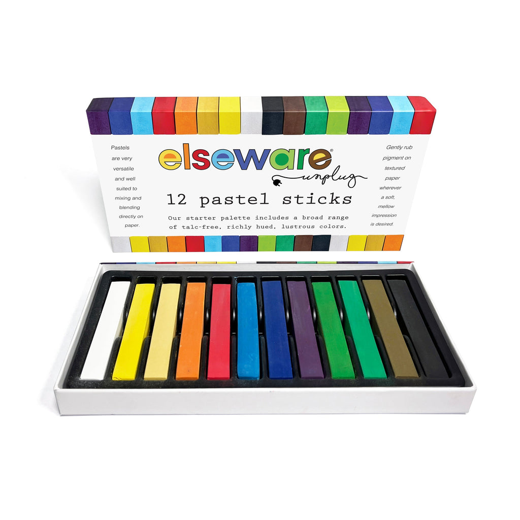 Pastel Sticks – Talc-Free – 12 Vibrant Colors elseware unplug