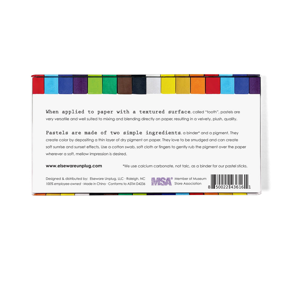 Pastel Sticks – Talc-Free – 12 Vibrant Colors elseware unplug