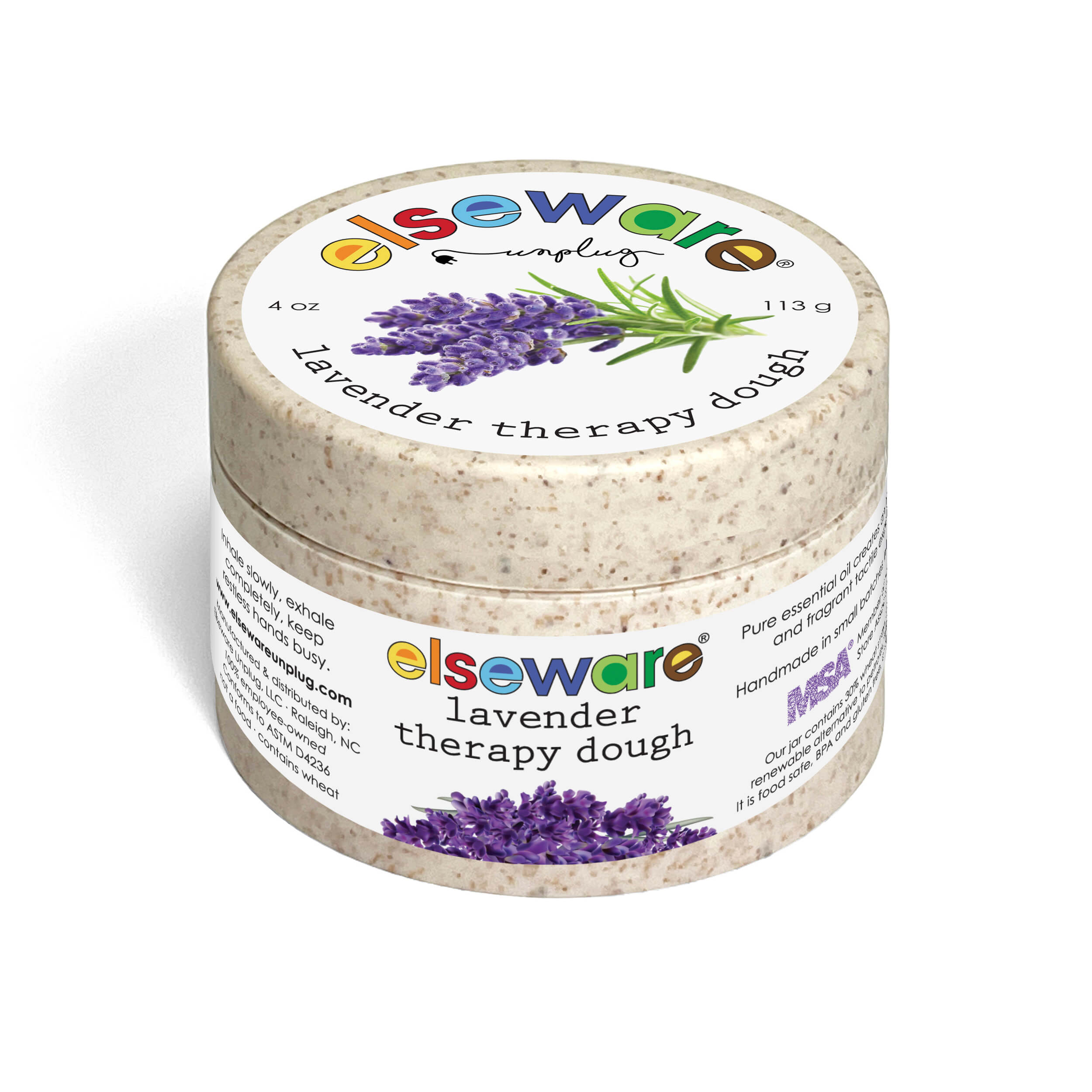 Lavender Therapy Dough - All Natural Stress Relief elseware unplug