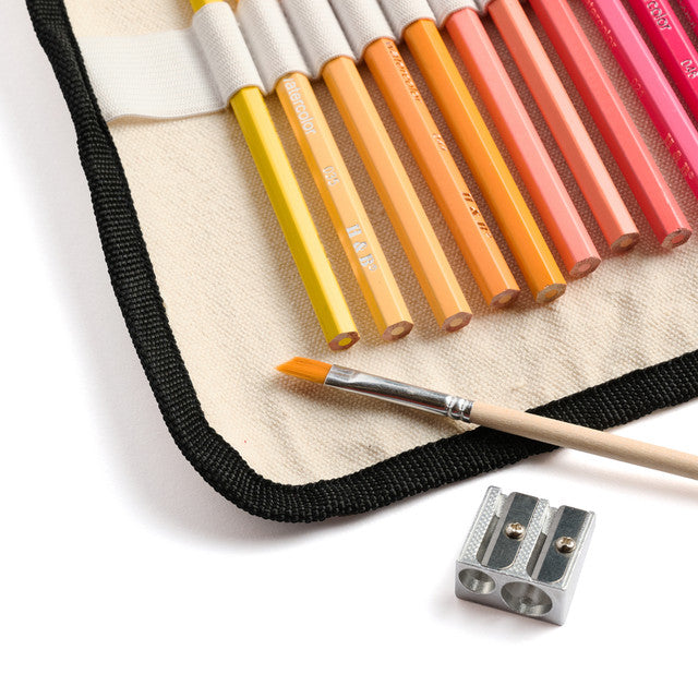 Watercolor Pencils – 36 Colors – Canvas Rollup – Eco-Friendly elseware unplug