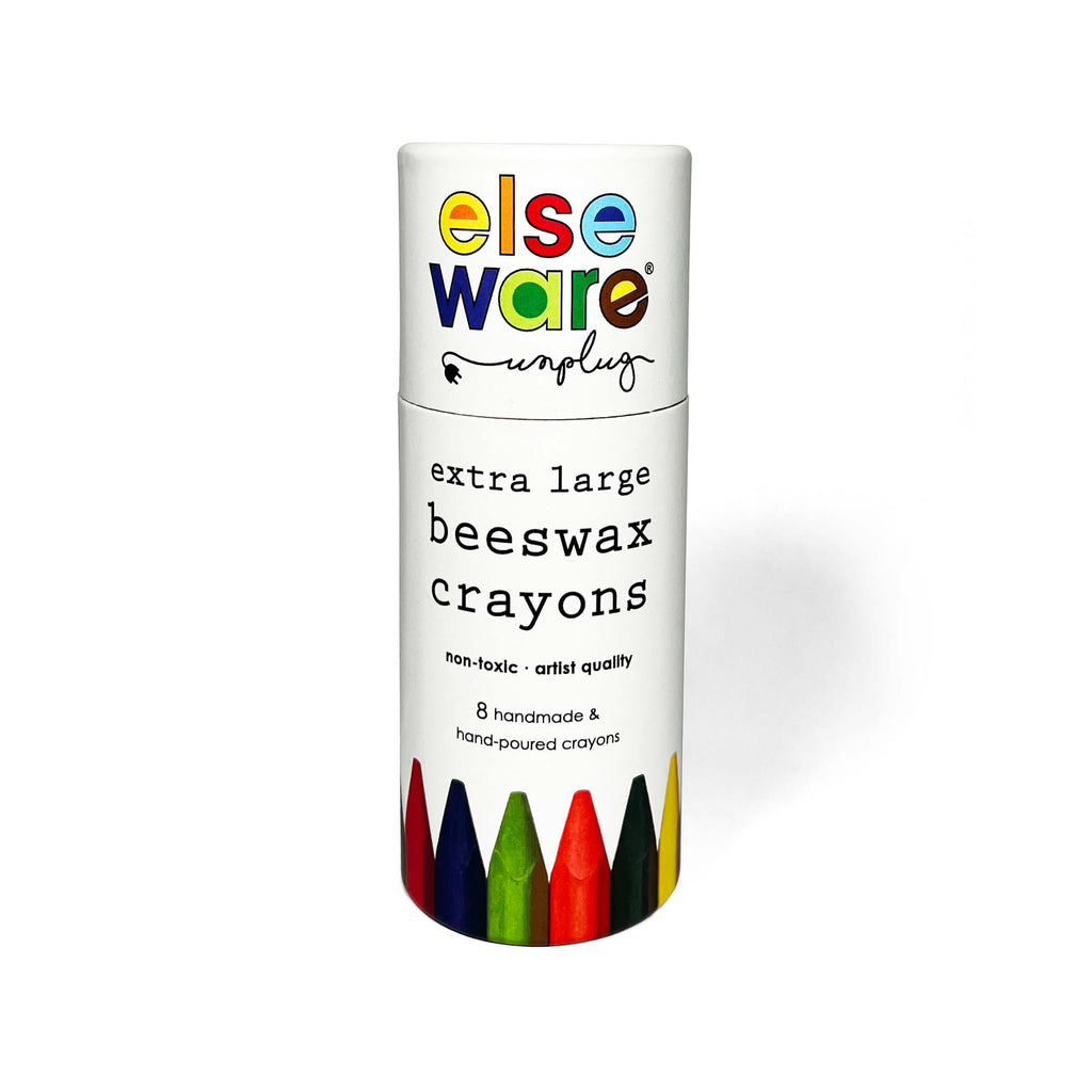 Eco-Kids Non-Toxic Beeswax Crayons (Extra Large) - by Elseware Unplug elseware unplug