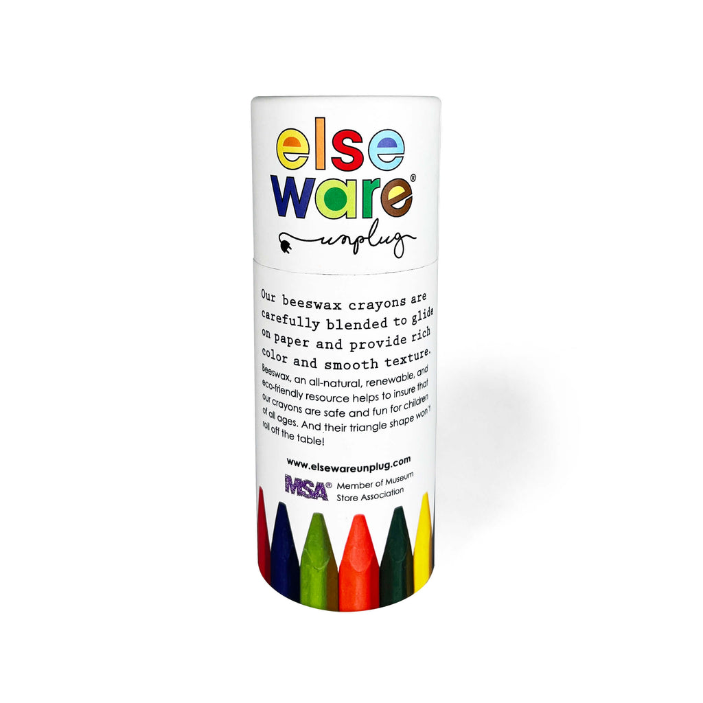 Eco-Kids Non-Toxic Beeswax Crayons (Extra Large) - by Elseware Unplug elseware unplug