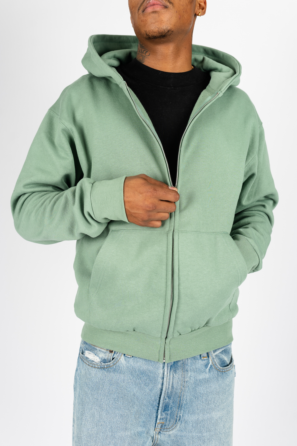 Heavyweight Boyfriend Zip Up Superline