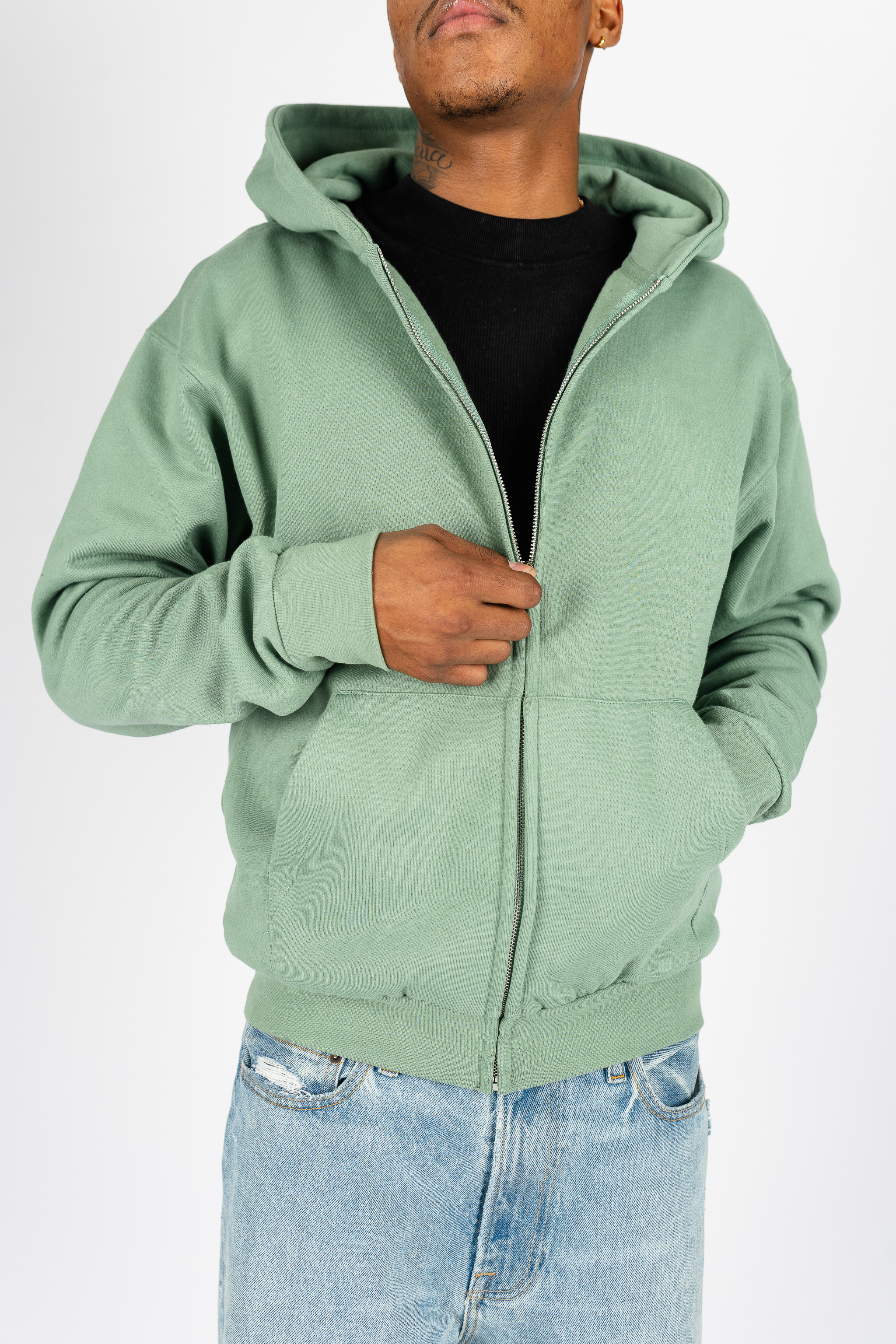 Heavyweight Boyfriend Zip Up Superline