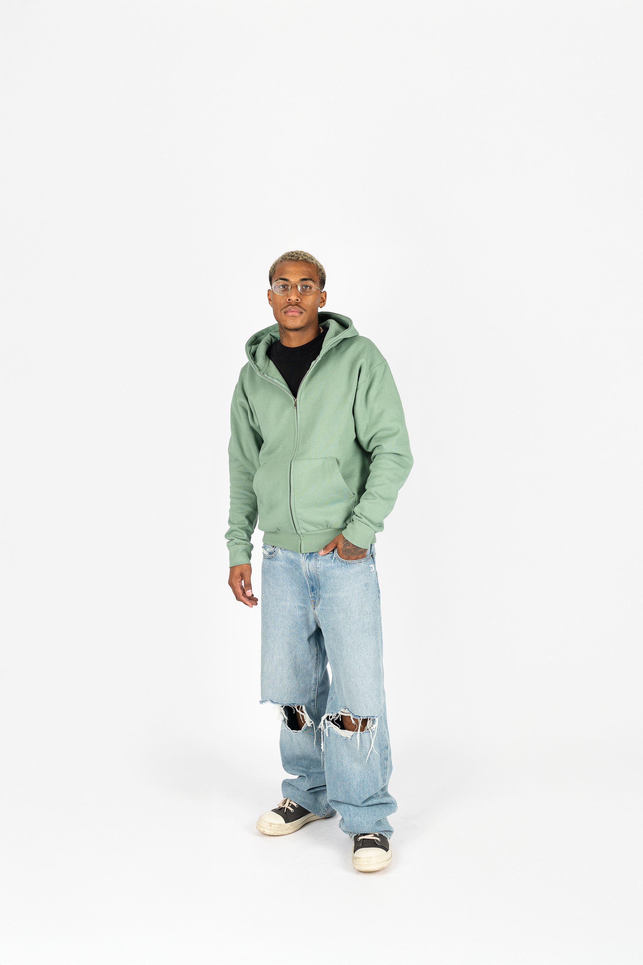 Heavyweight Boyfriend Zip Up Superline