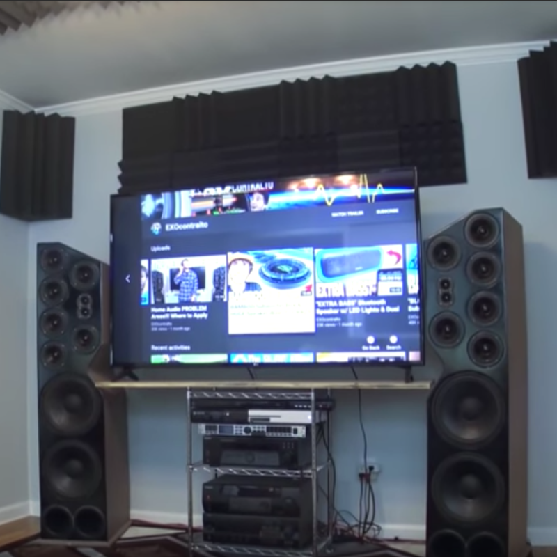 Home Theater Acoustic Foam Bundles by EXOcontralto SoundAssured