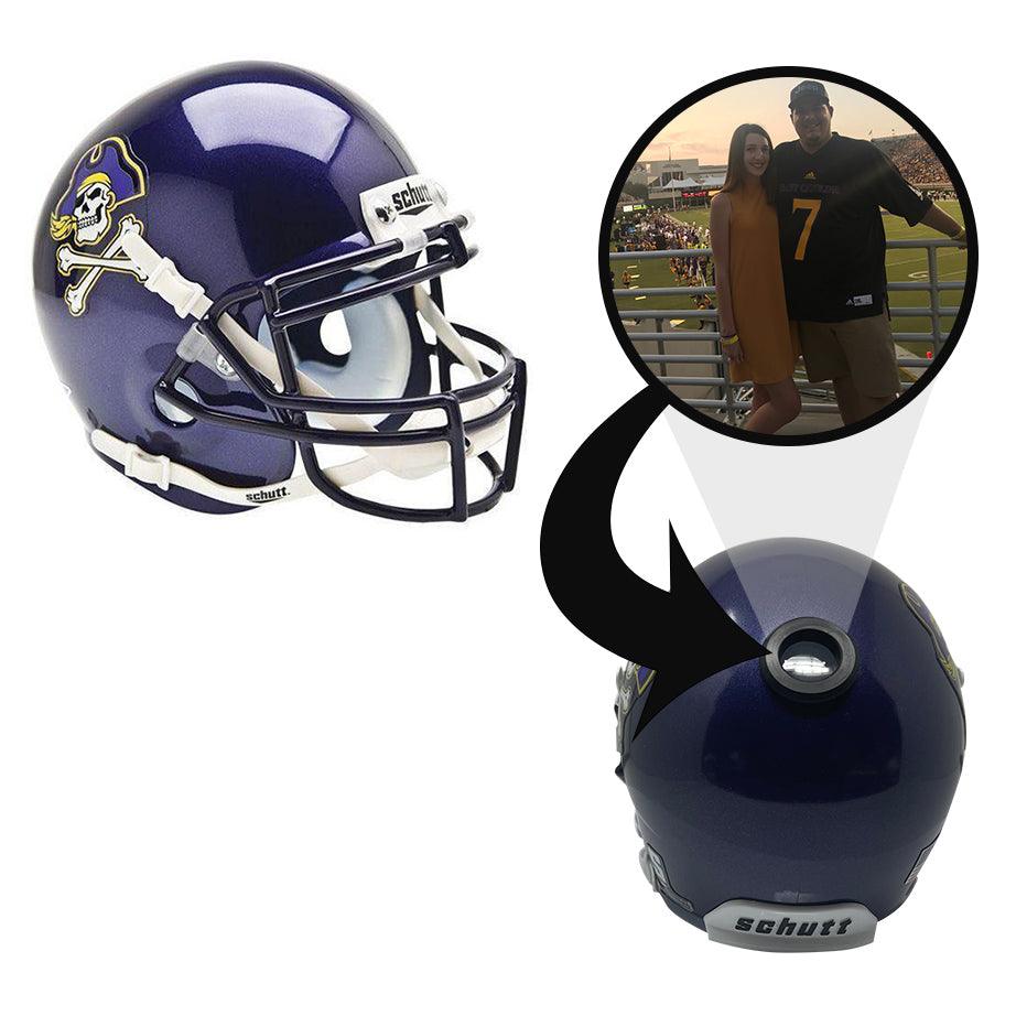 East Carolina Pirates College Football Collectible Mini Helmet - Picture Inside - FANZ Collectibles Fanz Collectibles