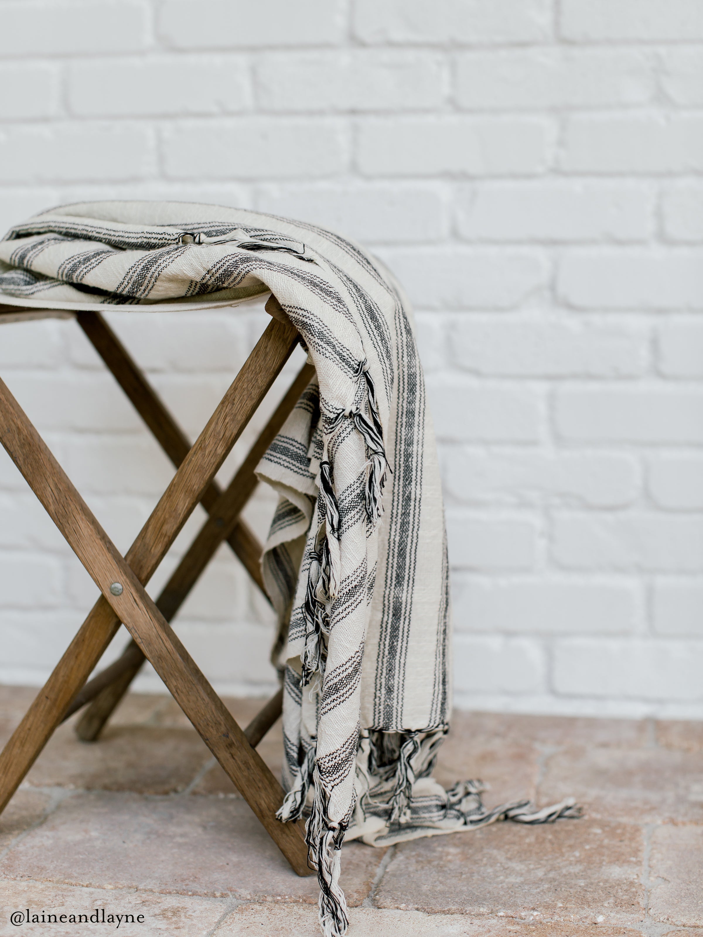 Titus Santuklu Cotton Linen Towel Eastern Woven