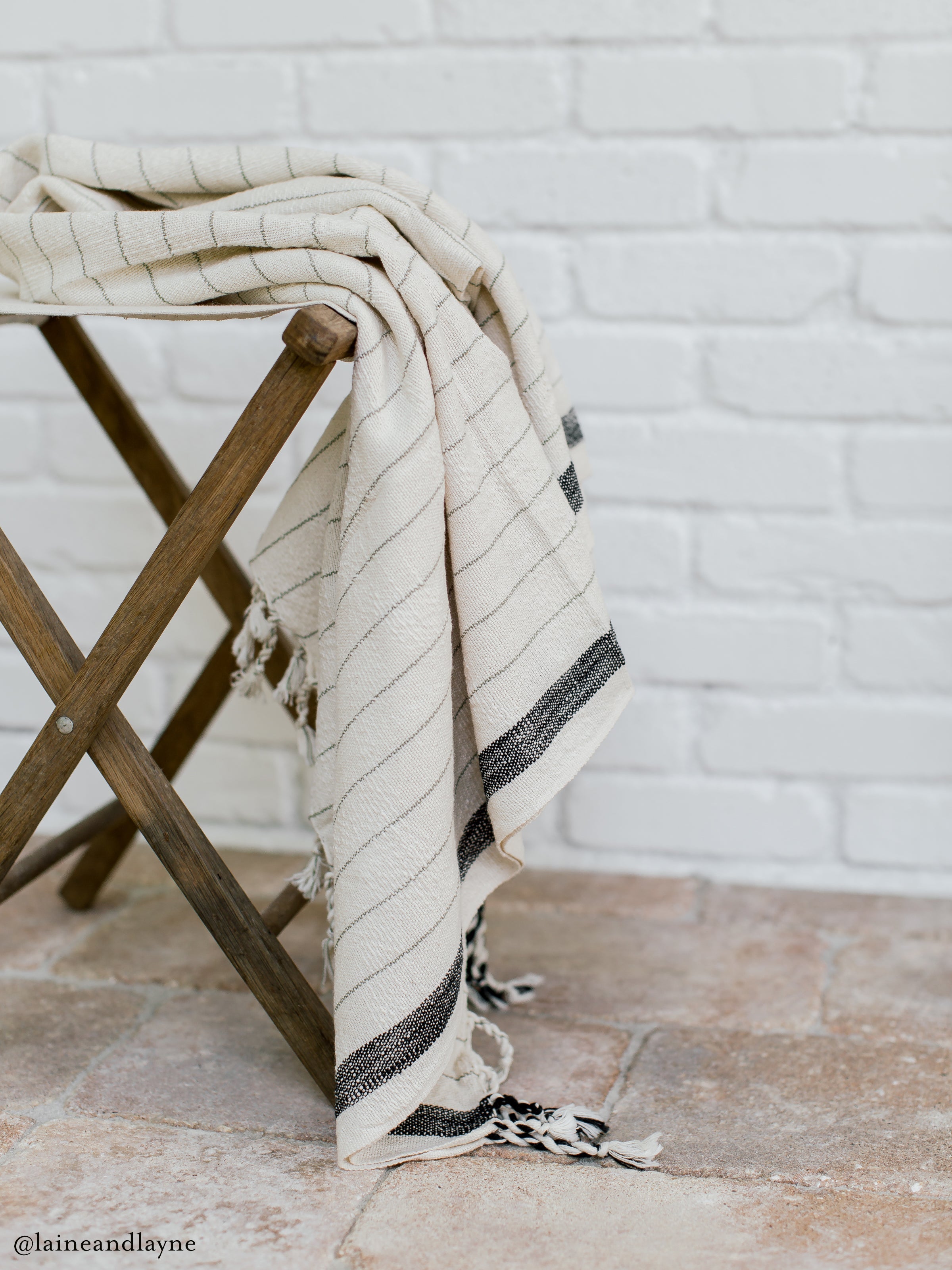 Drama Santuklu Cotton Linen Towel Eastern Woven