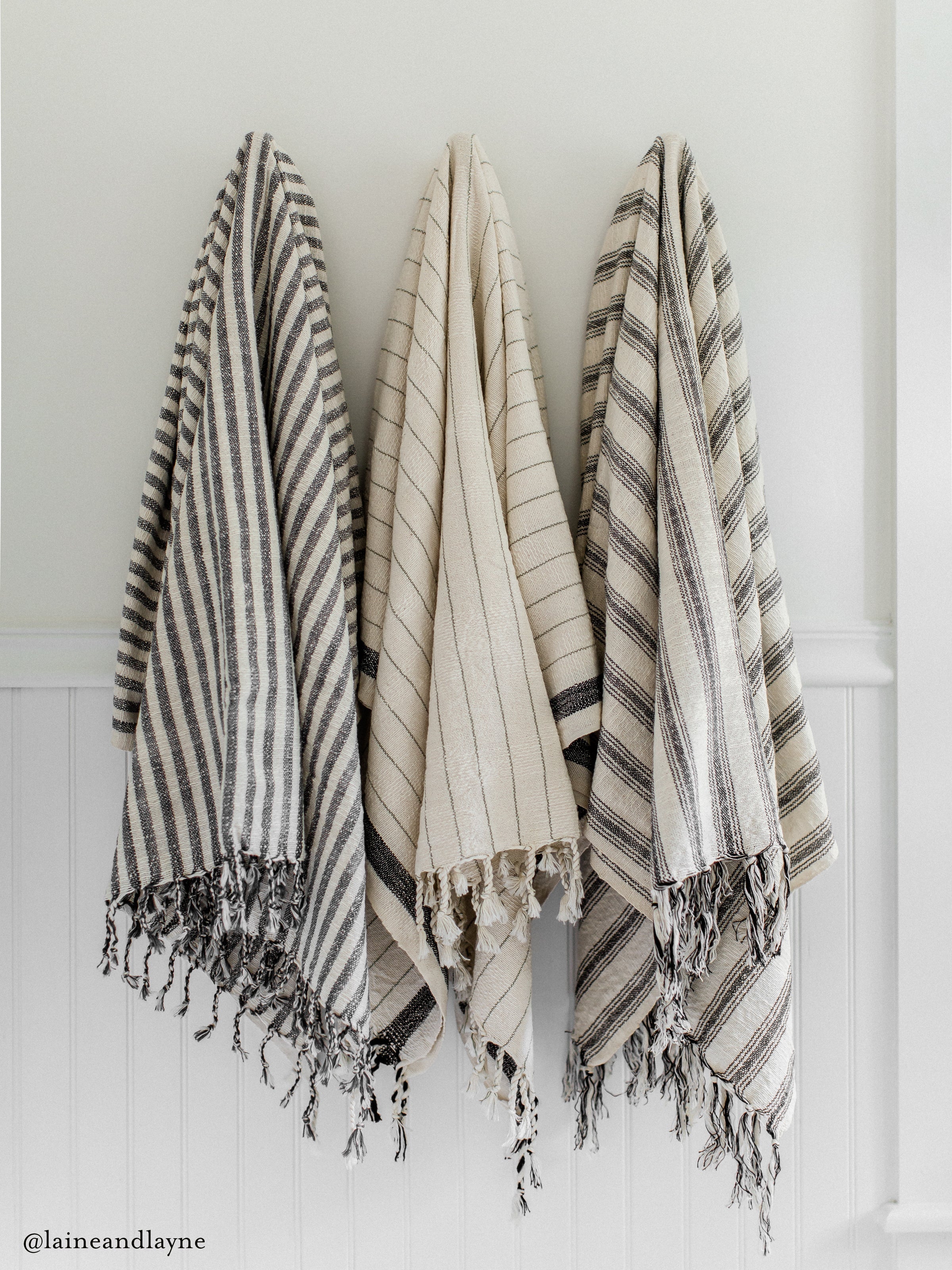 Abbas Cotton Linen Towel Eastern Woven