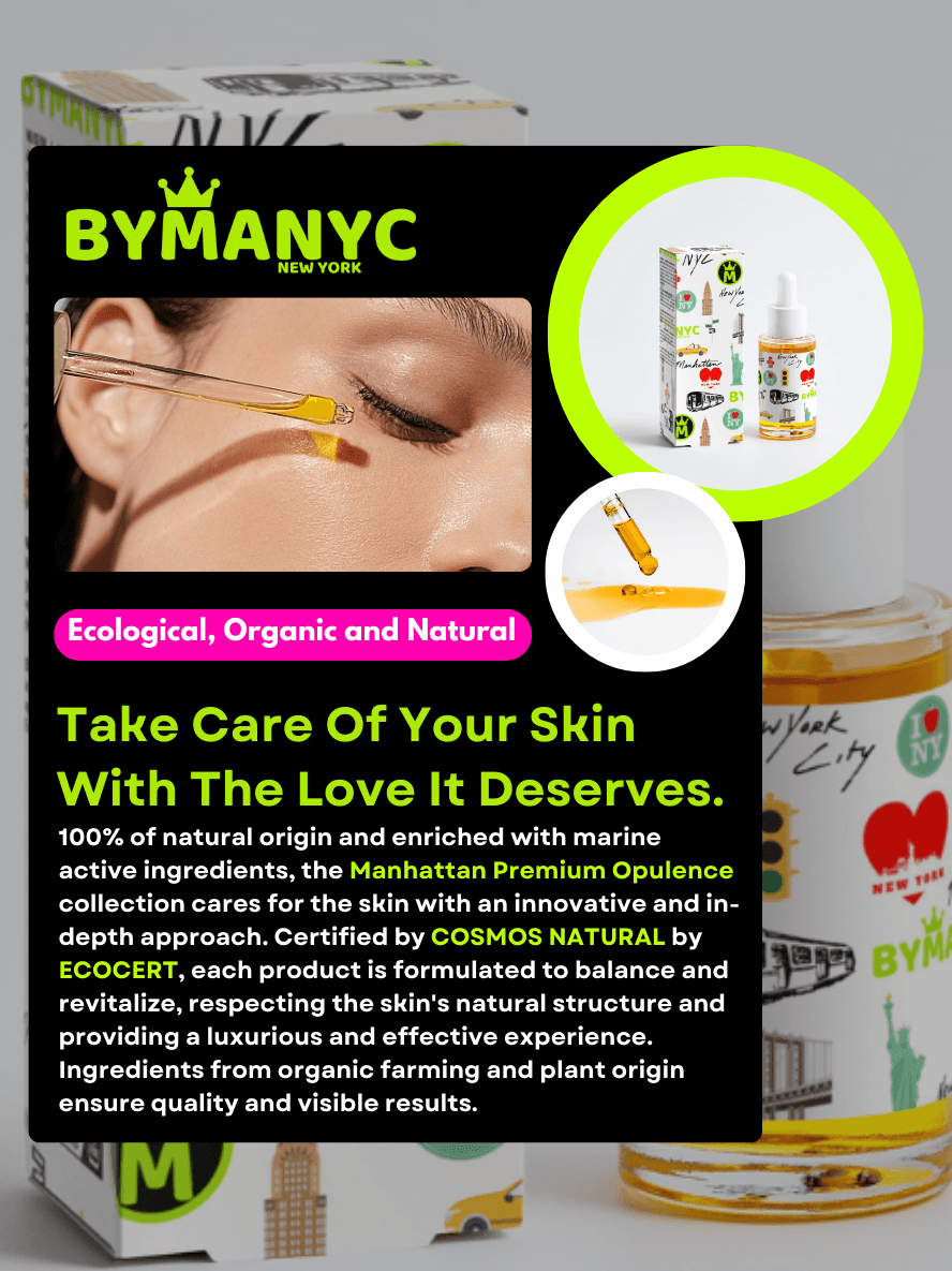 Eco Nourishing Facial Oil | BYMANYC ® New York | Certified Organic BYMANYC ® New York