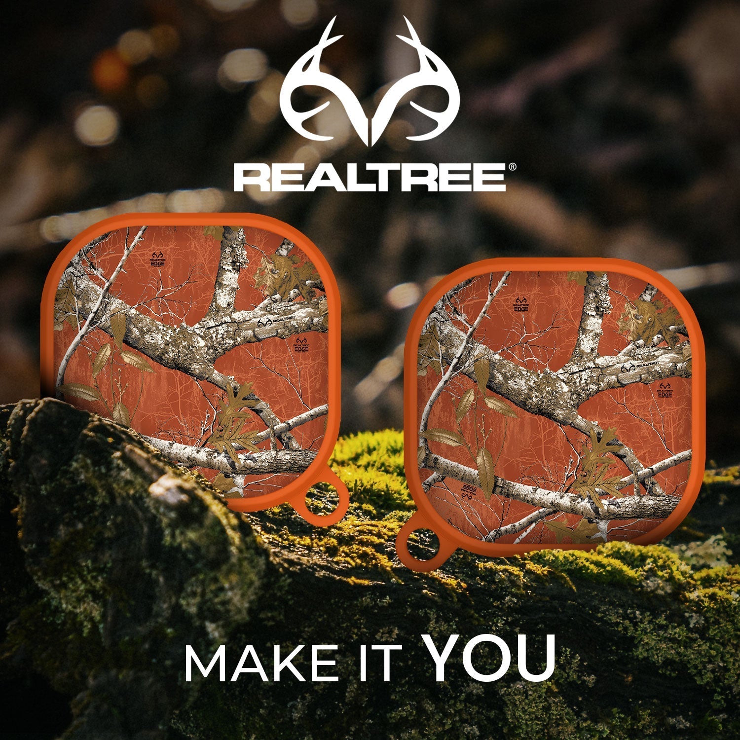 Realtree HDX Samsung Galaxy Buds Pro & Buds Live Case Cover Affinity Bands