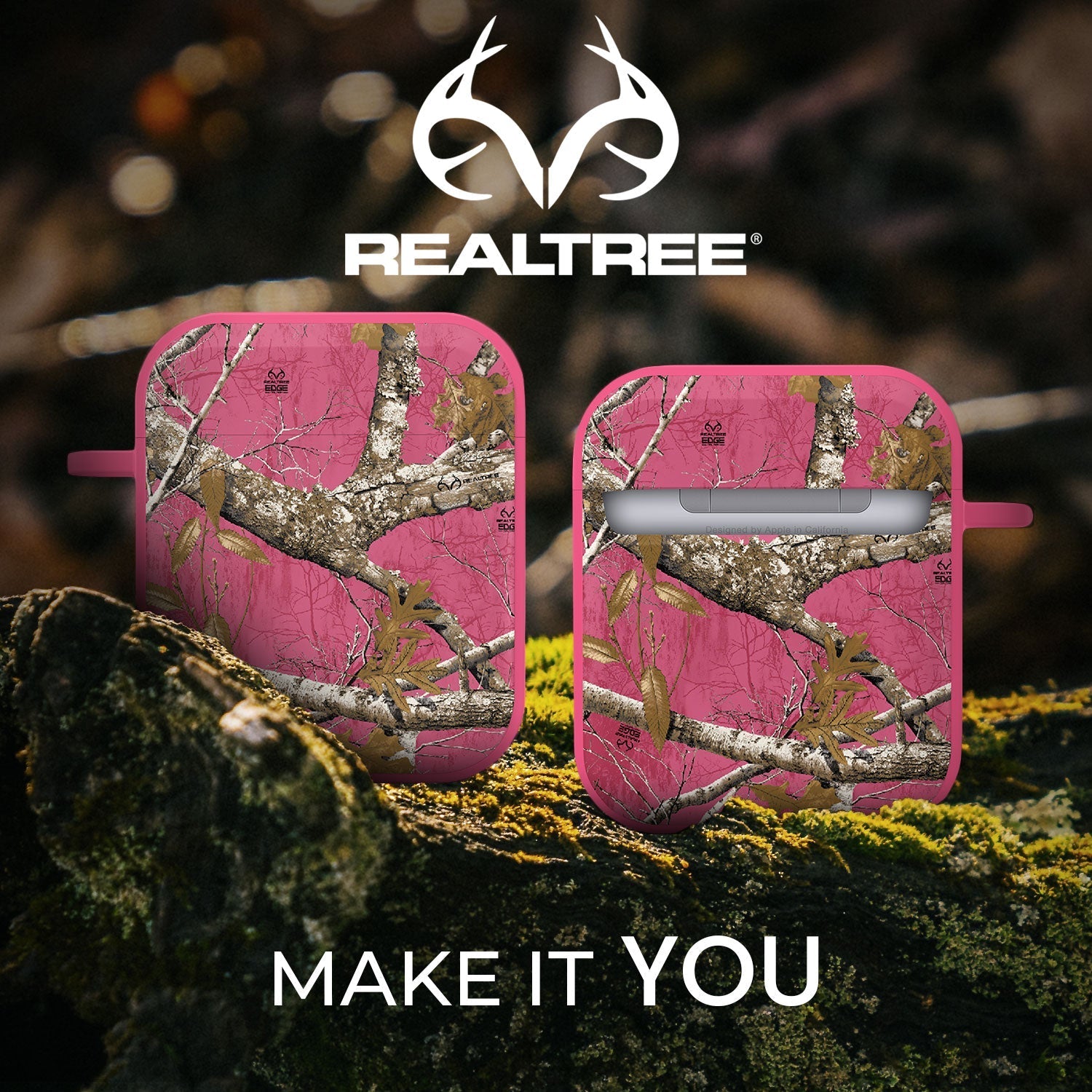 Realtree HDX Apple AirPods Gen 1 & 2 Case Cover Affinity Bands