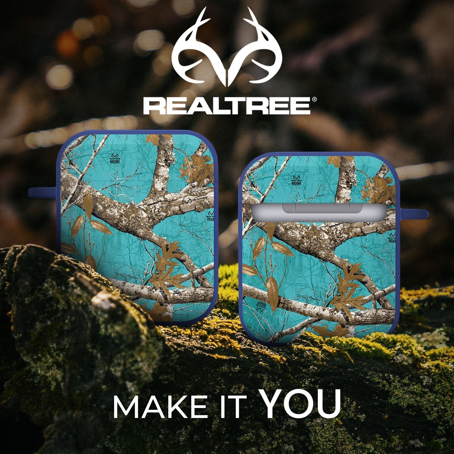 Realtree HDX Apple AirPods Gen 1 & 2 Case Cover Affinity Bands