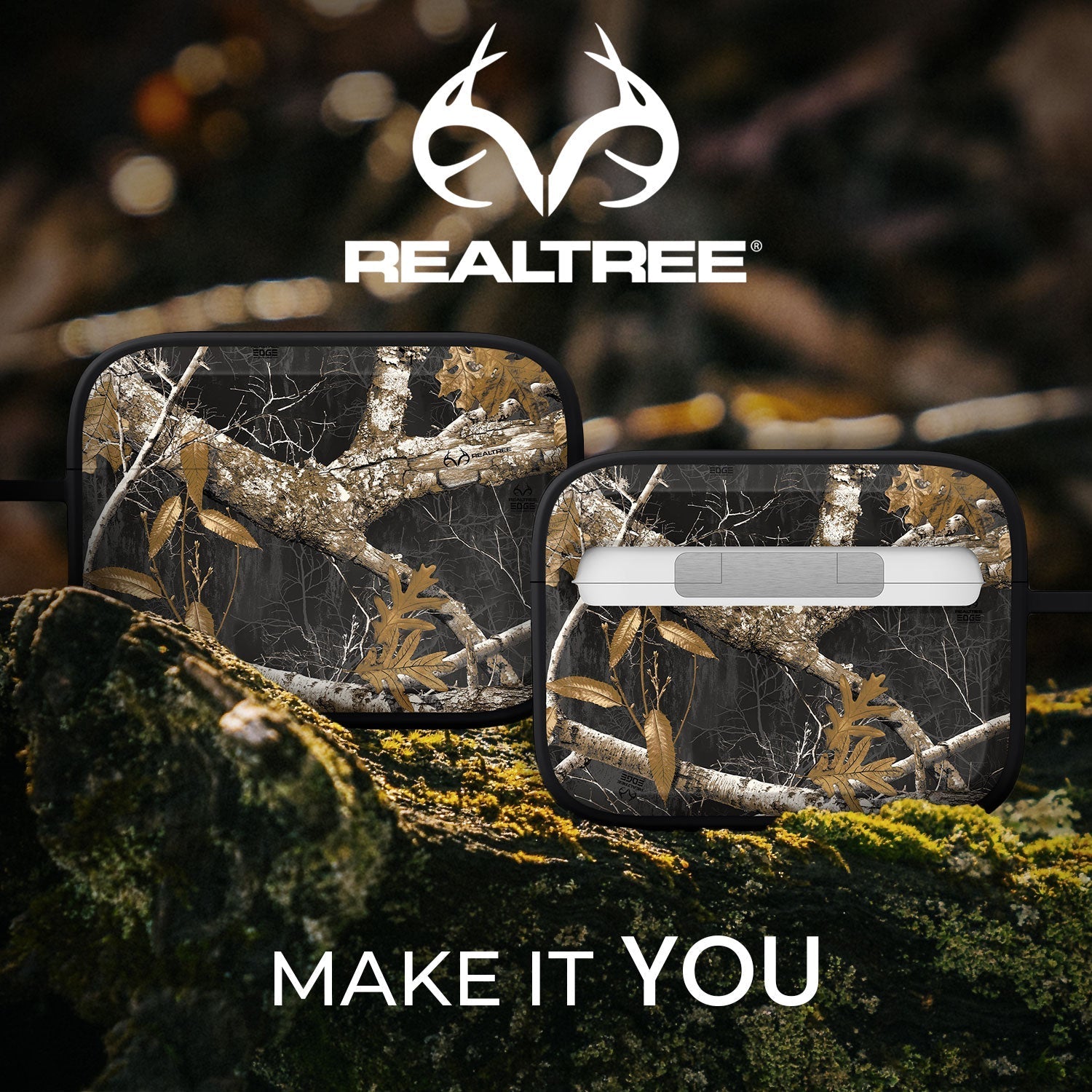 Realtree HDX Apple AirPods Pro 1 & 2 Case Cover Affinity Bands