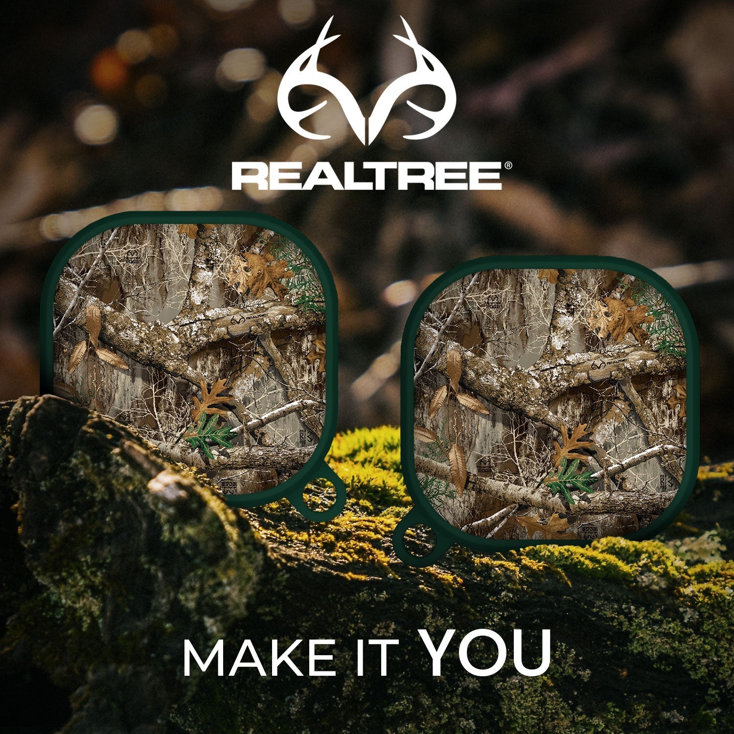Realtree HDX Samsung Galaxy Buds Pro & Buds Live Case Cover Affinity Bands