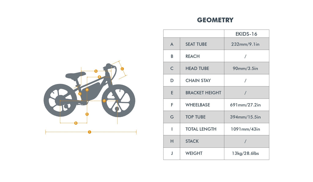 EKIDS16 1.0 EUNORAU E-BIKE US