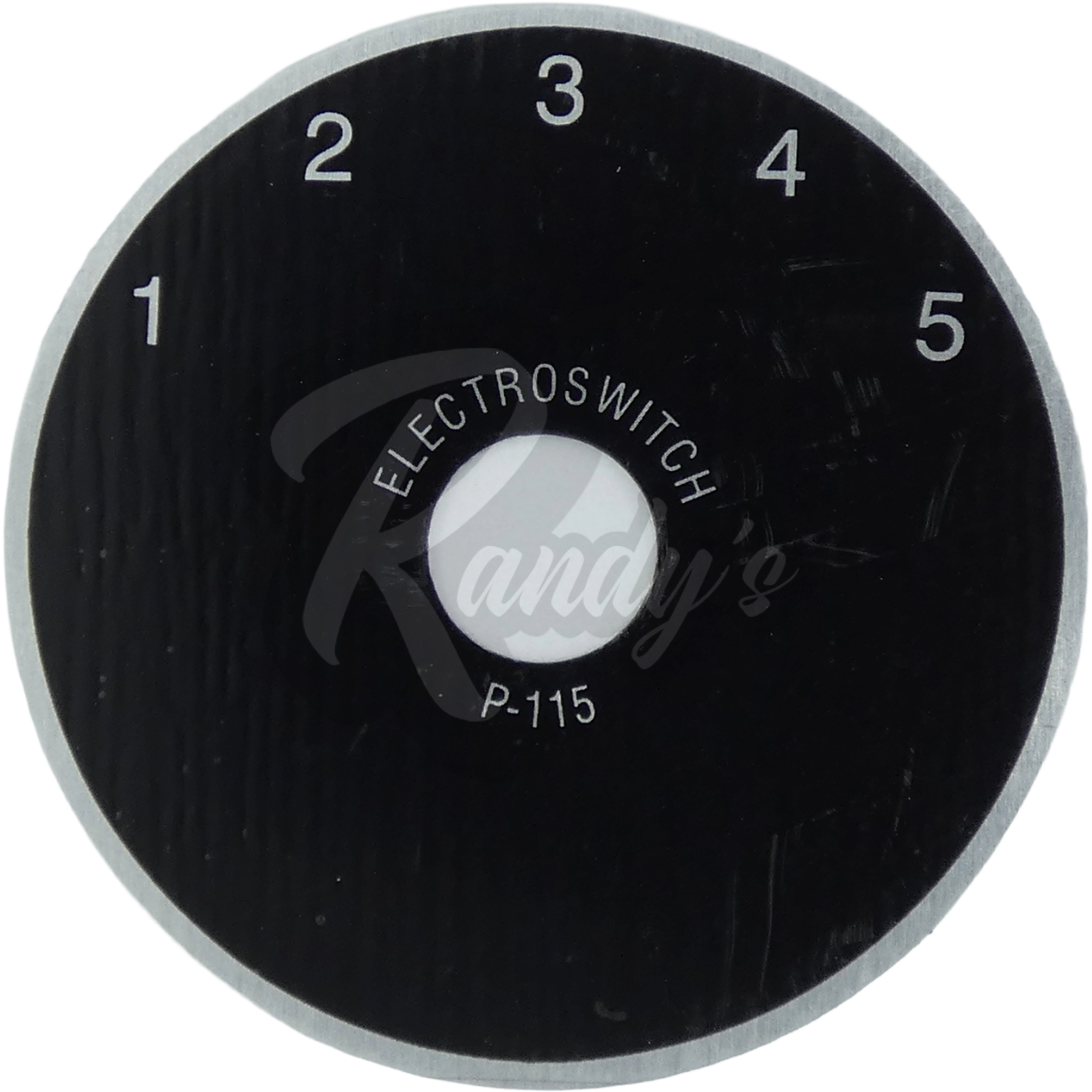 Rotary Switch Dial Plate (1 thru 5) - Fits Gibson® Varitone Randy's LLC