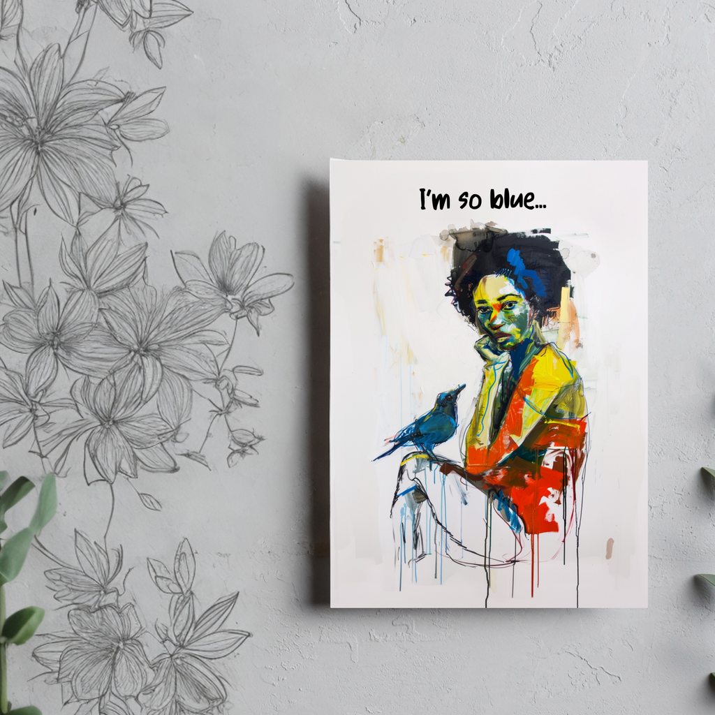 Feeling Social Again | Art Print | Greeting Card Black Magic Social Club