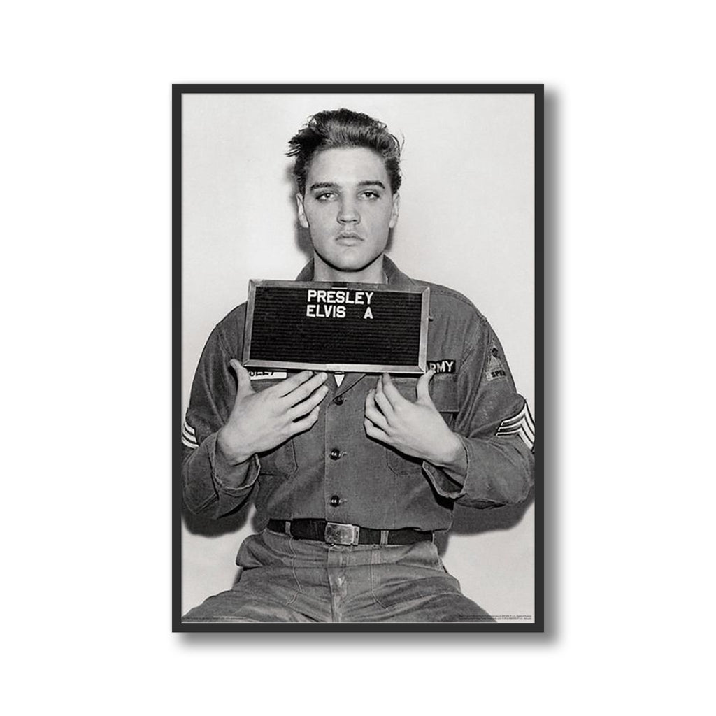 Elvis Presley Military Enlistment Photo Harvest Art Gallery