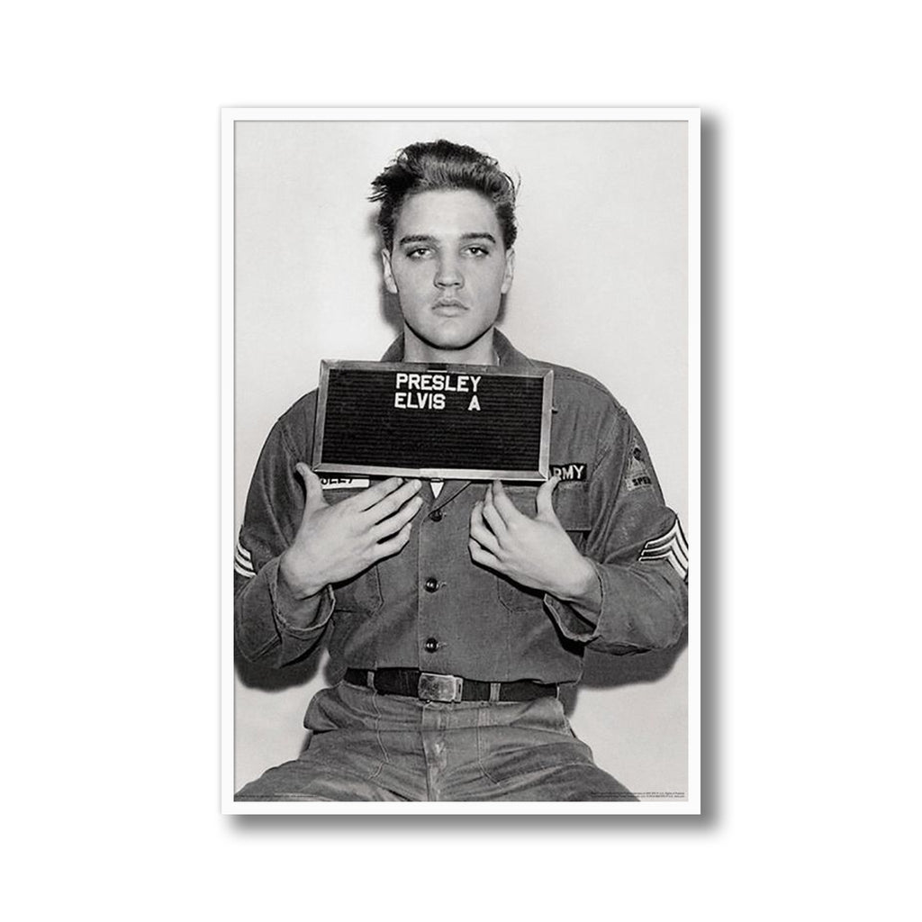 Elvis Presley Military Enlistment Photo Harvest Art Gallery