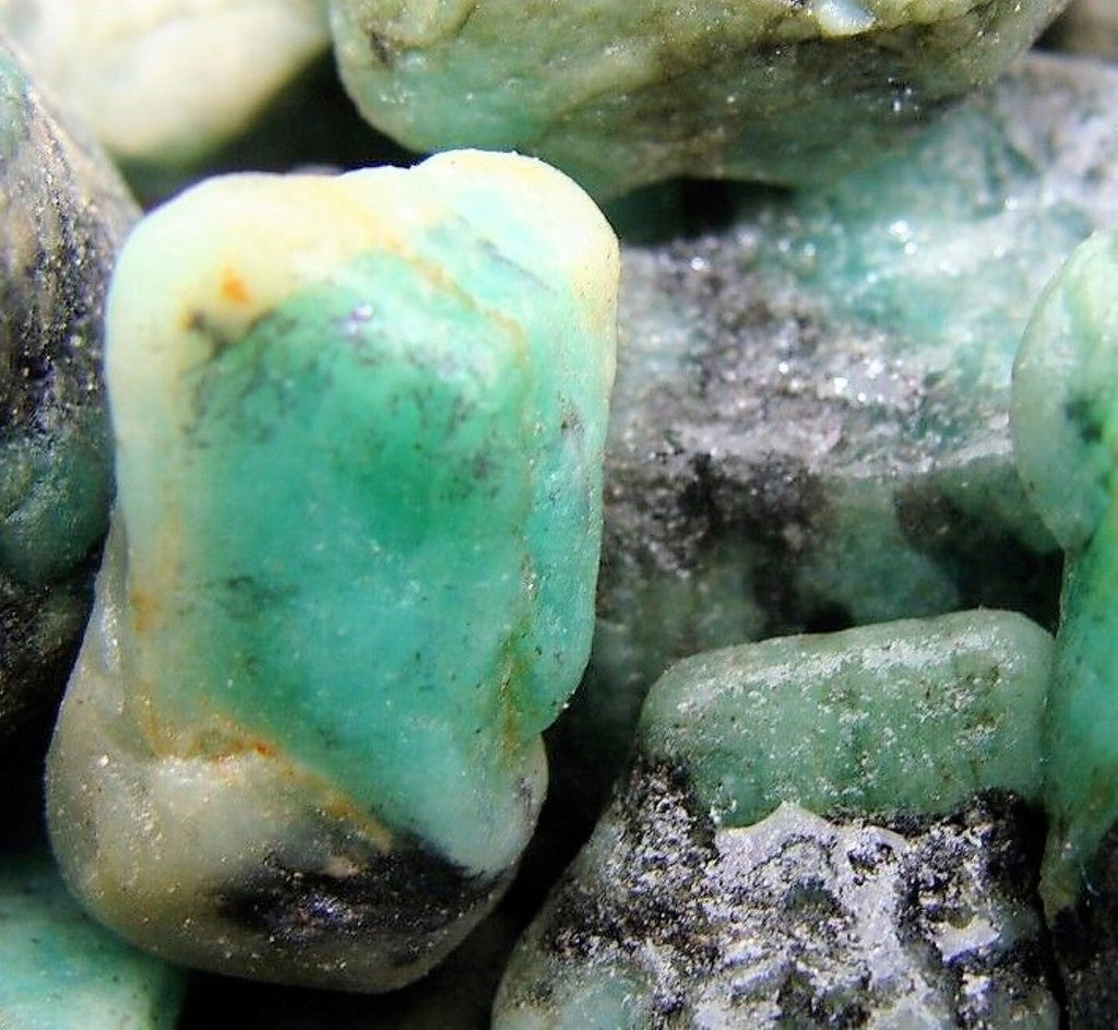 Emerald Rough Cut Colombian Natural Raw Beryl 1lb Wholesale Lot rocksolidfossils