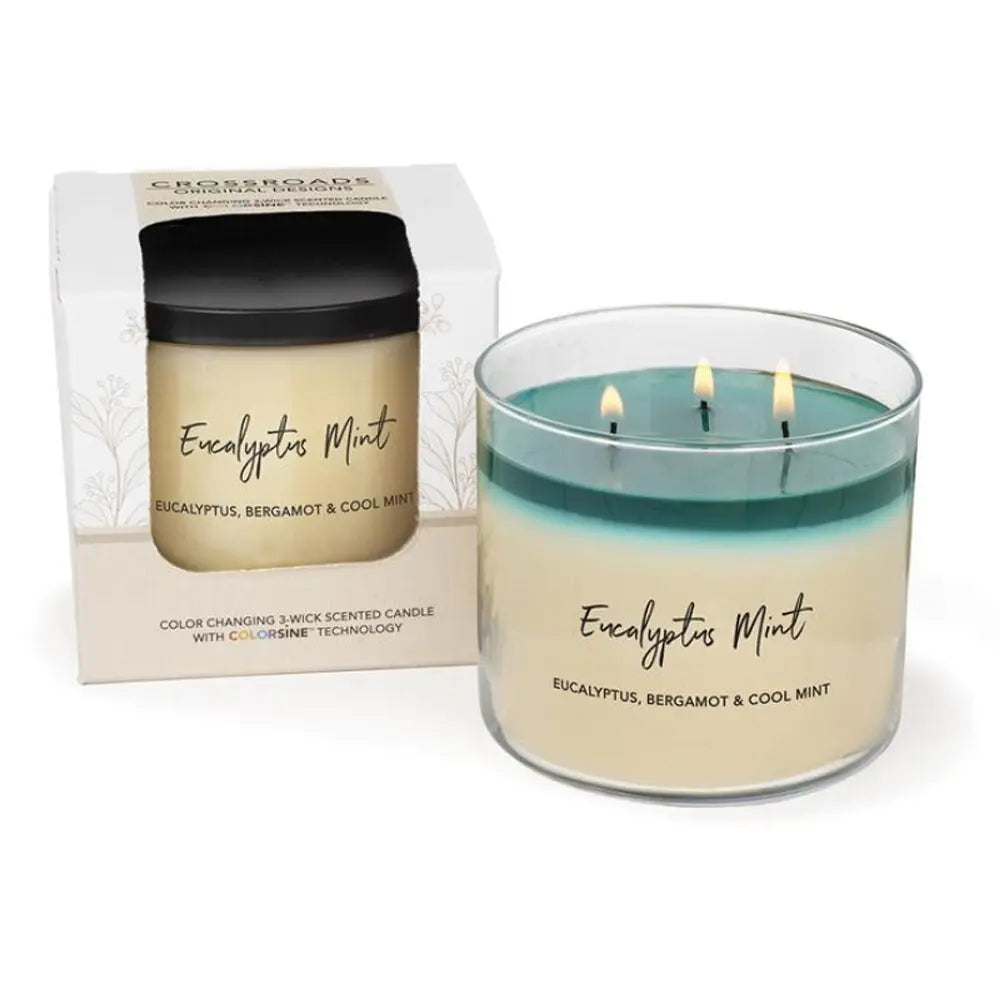 Crossroads Color Changing 3 Wick Jar Candle FashionMojos.com