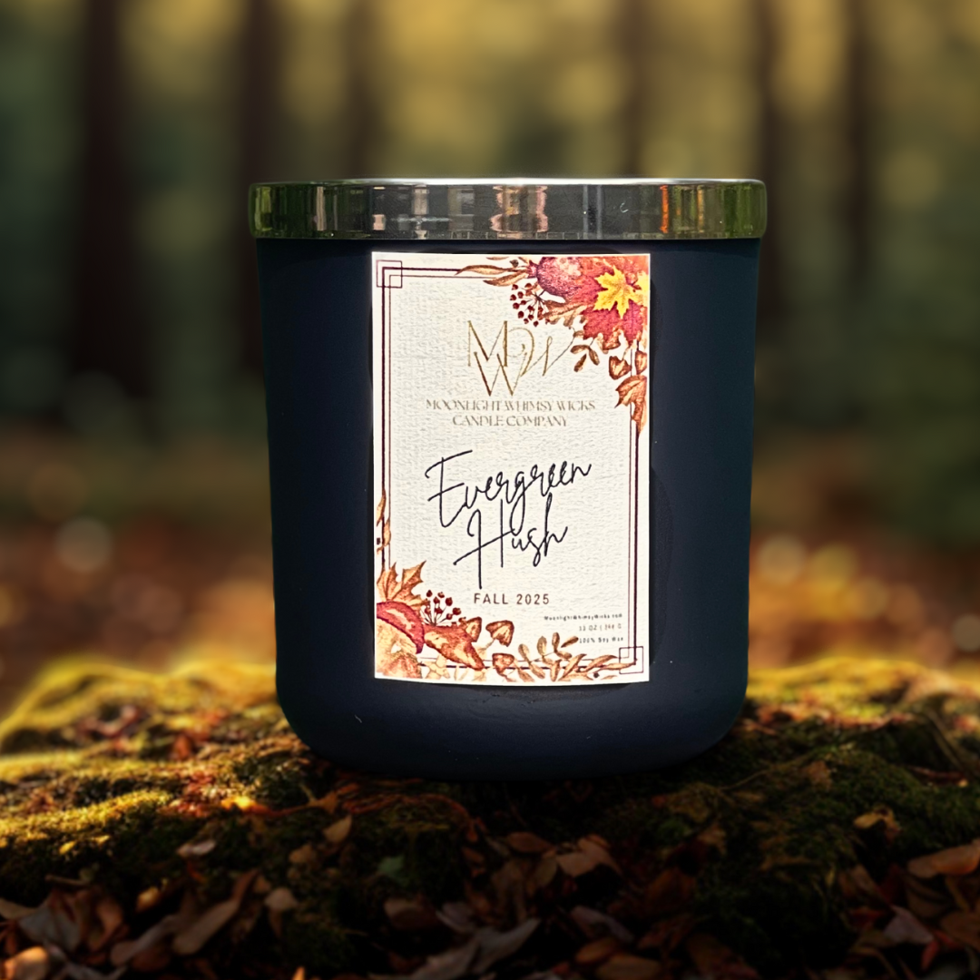 Evergreen Hush | Luxury Soy Wax Candle or Wax Melt Moonlight Whimsy Wicks