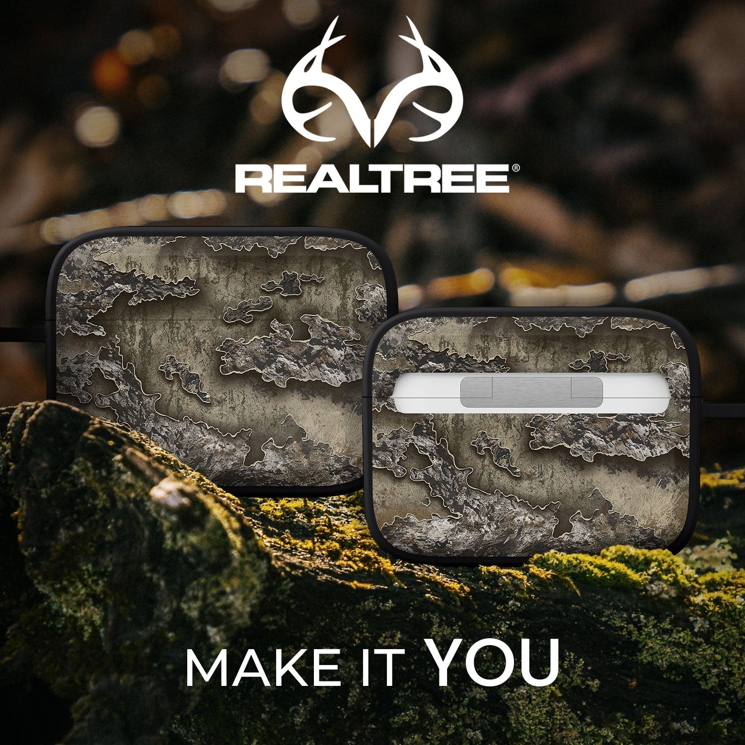 Realtree HDX Apple AirPods Pro 1 & 2 Case Cover Affinity Bands