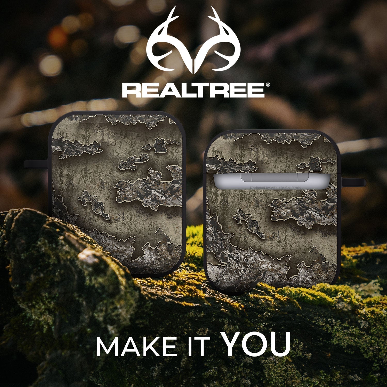 Realtree HDX Apple AirPods Gen 1 & 2 Case Cover Affinity Bands