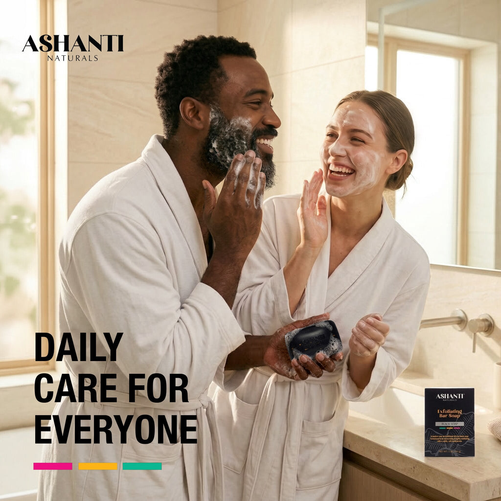 Exfoliating Black Soap Bar AshantiNaturals