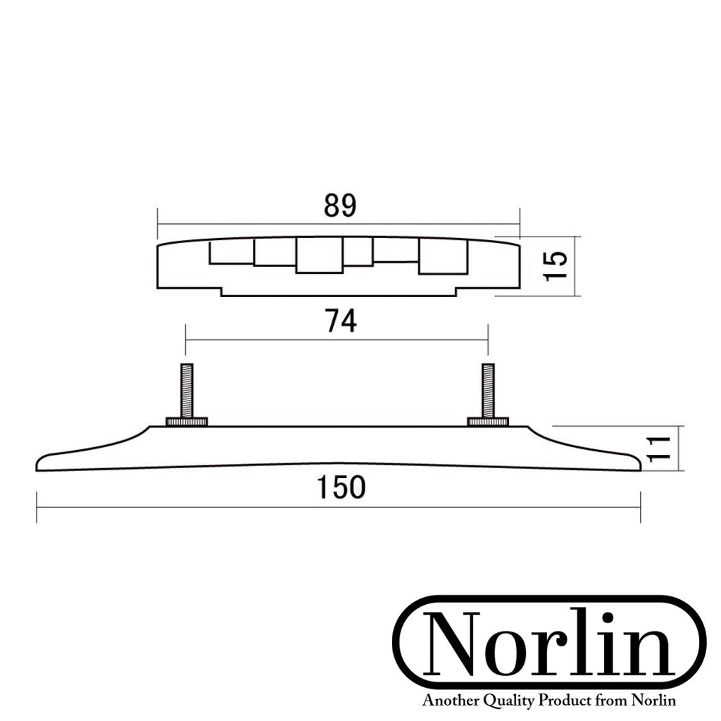 Archtop Compensated Ebony Bridge for Gibson® & Epiphone® Guitars Randy's LLC