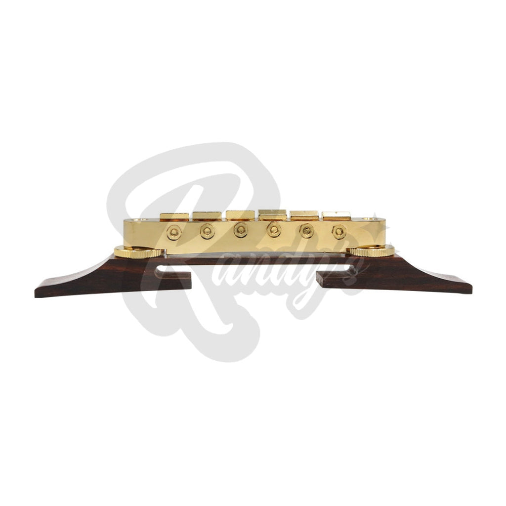 GE104B Nashville Tune-O-Matic Bridge w/ Archtop Rosewood Base - Fits Gibson® & Epiphone® Randy's LLC