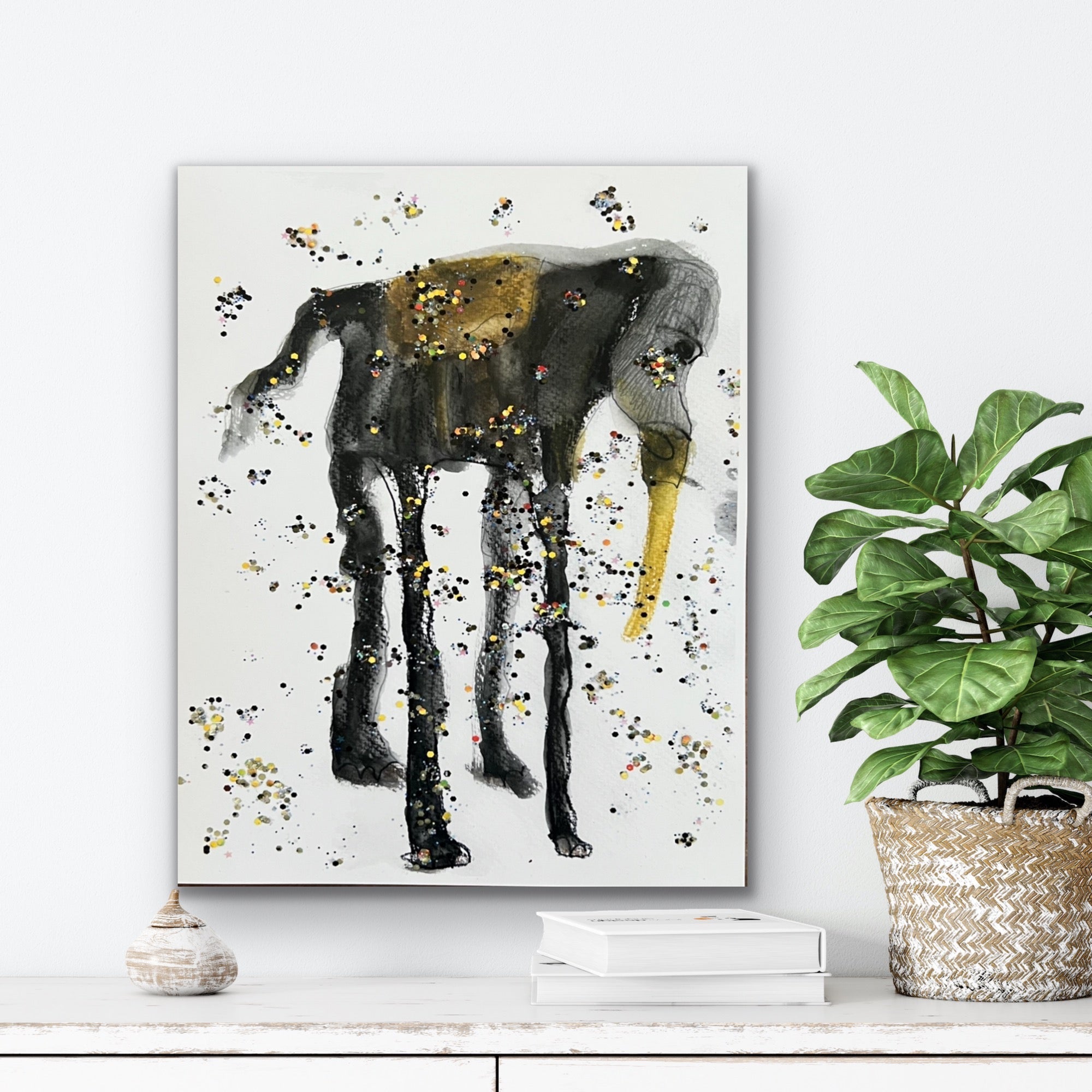 Elephant (Dali Style) - Art Prints Vichy's Art