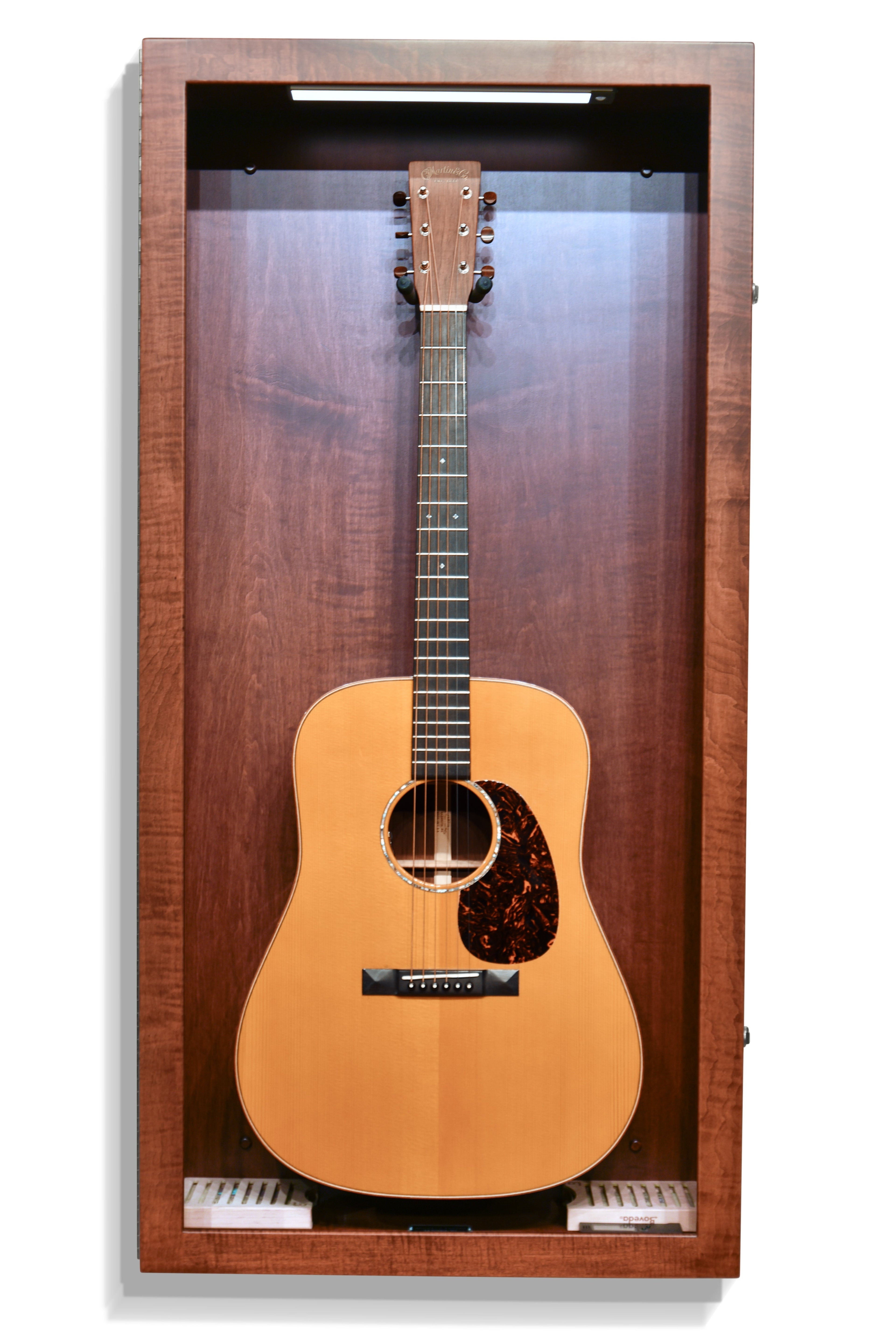 ClimaCase Rectangle Humidor - Flamed Maple with Acres Stain Acoustic Remedy Cases