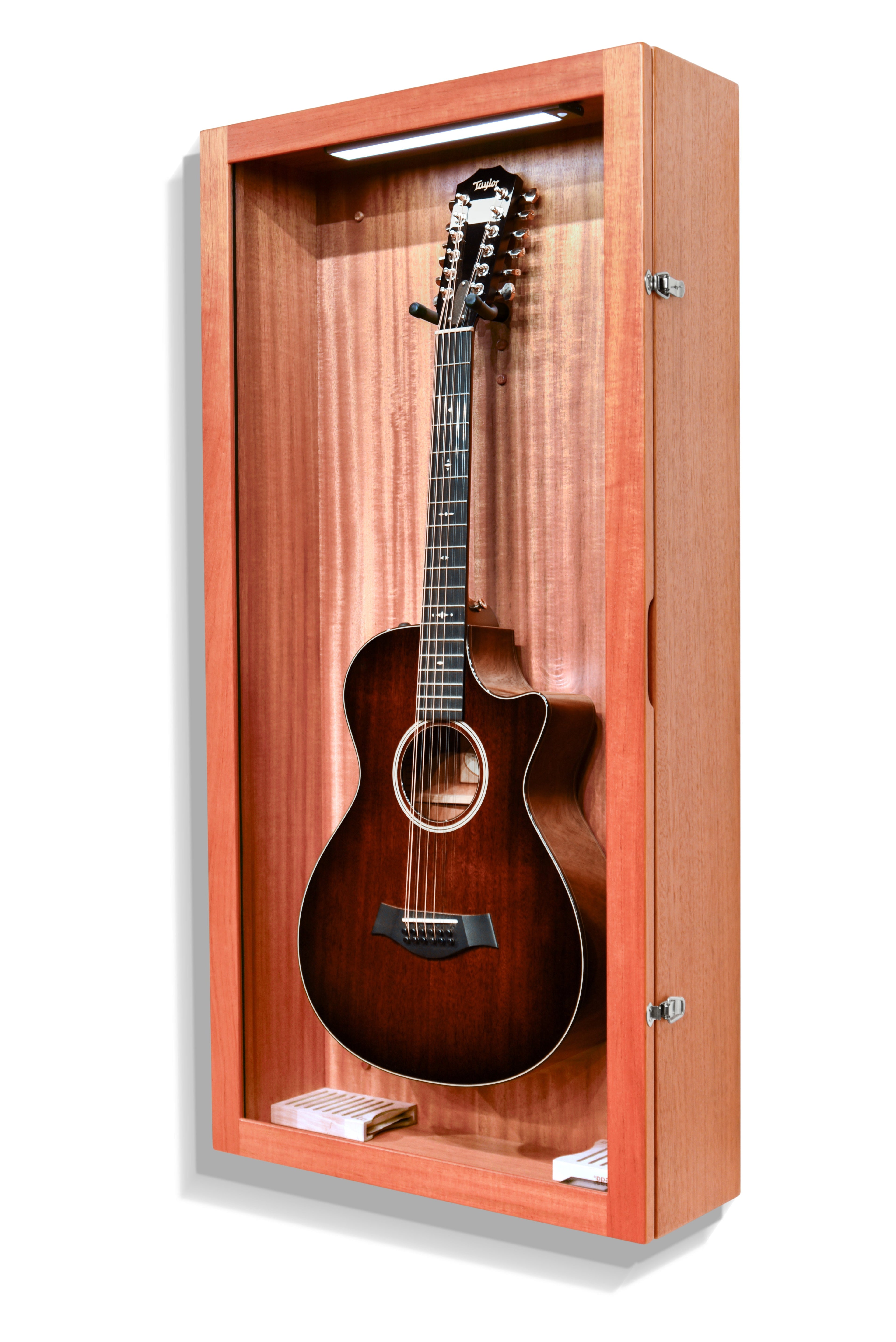 ClimaCase Rectangle Humidor - African Mahogany (Quarter Sawn) Acoustic Remedy Cases