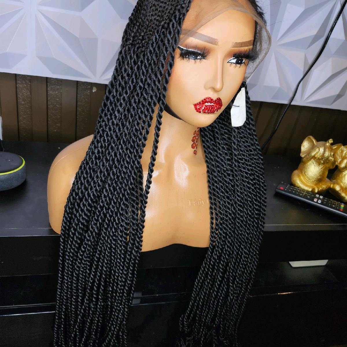 Half lemonade braids twist braided wig HOL stores