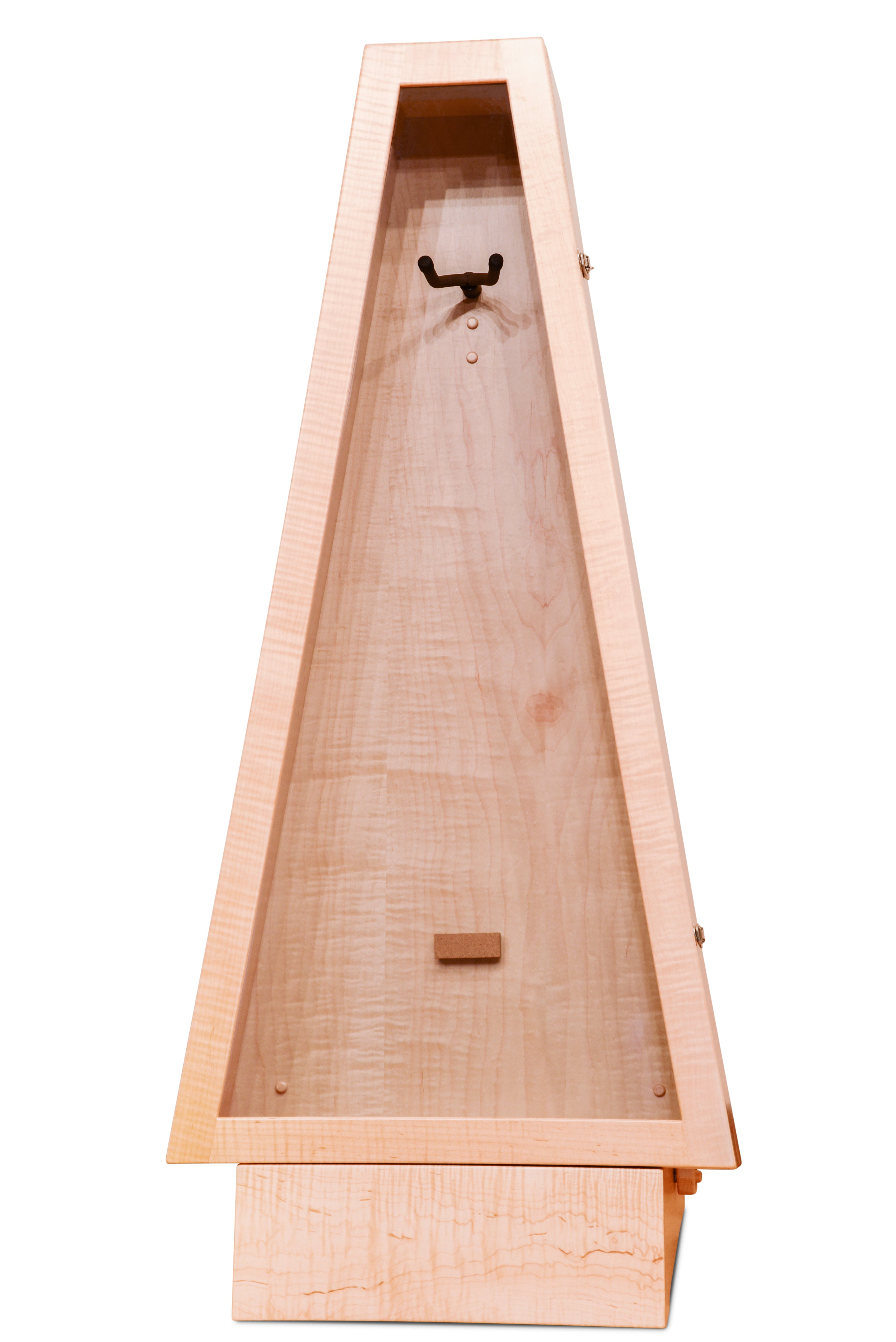 ClimaStand Triangle Humidor with Base - Flamed Maple Acoustic Remedy Cases