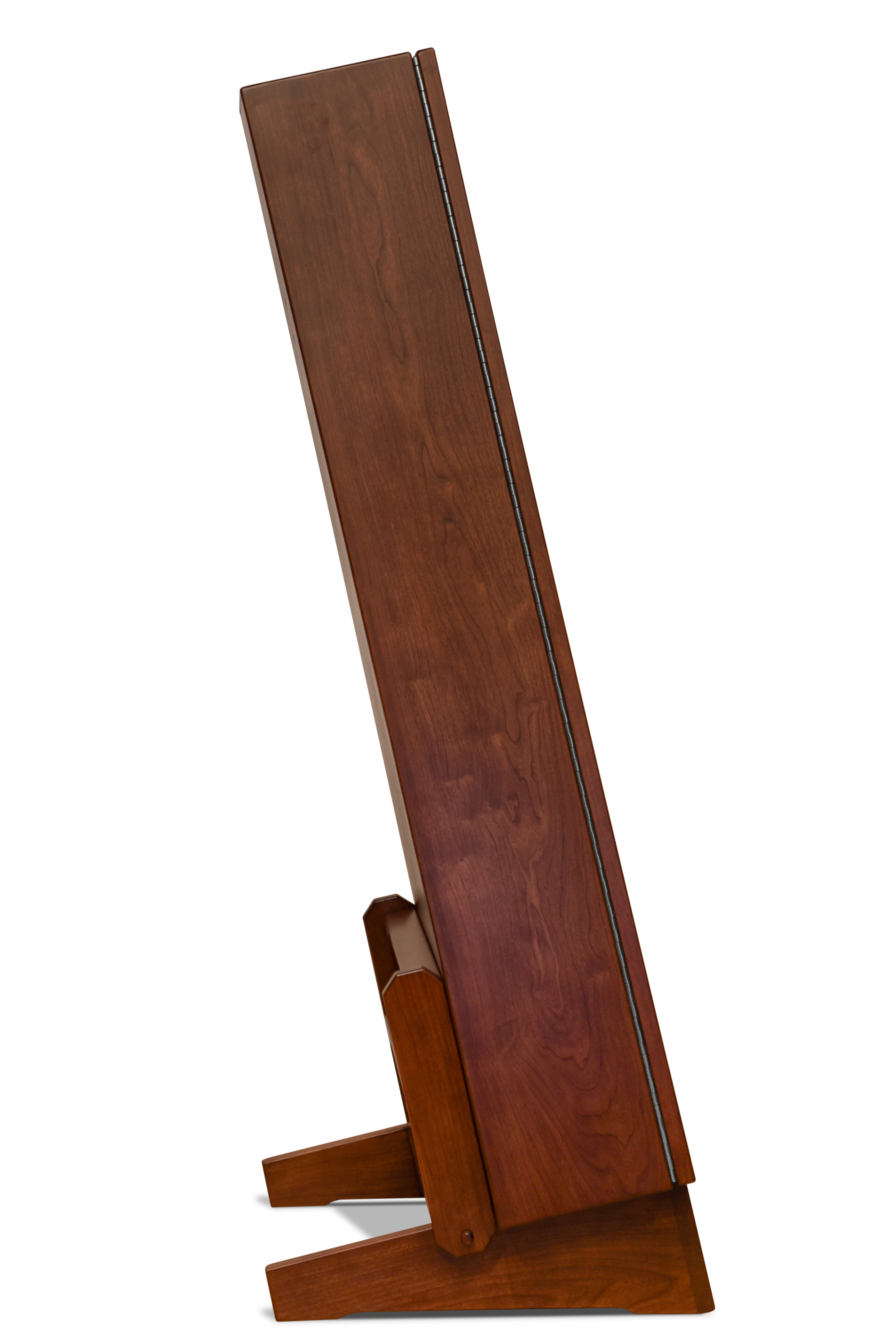ClimaStand Triangle Humidor with Base - Cherry with Acres Stain Acoustic Remedy Cases