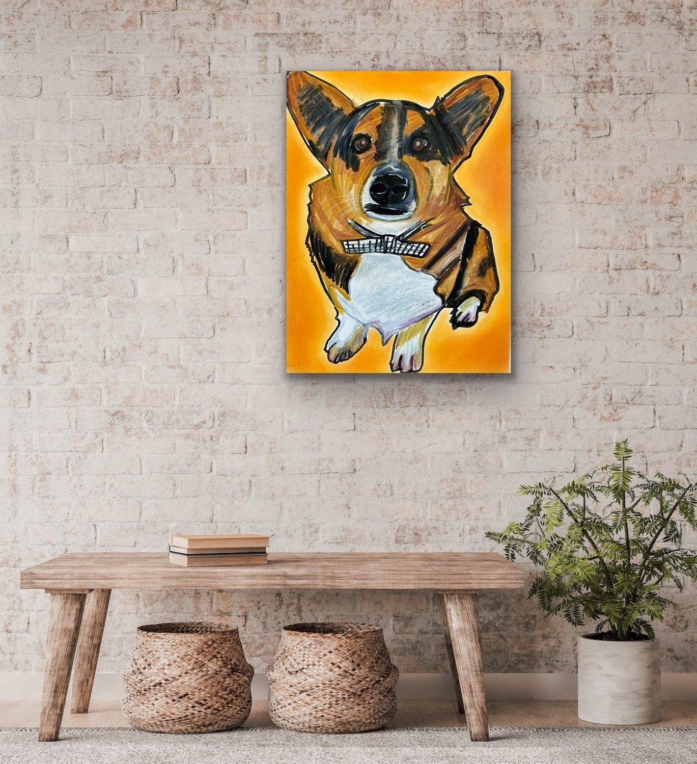 Amazing Corgi - Art Prints Vichy's Art