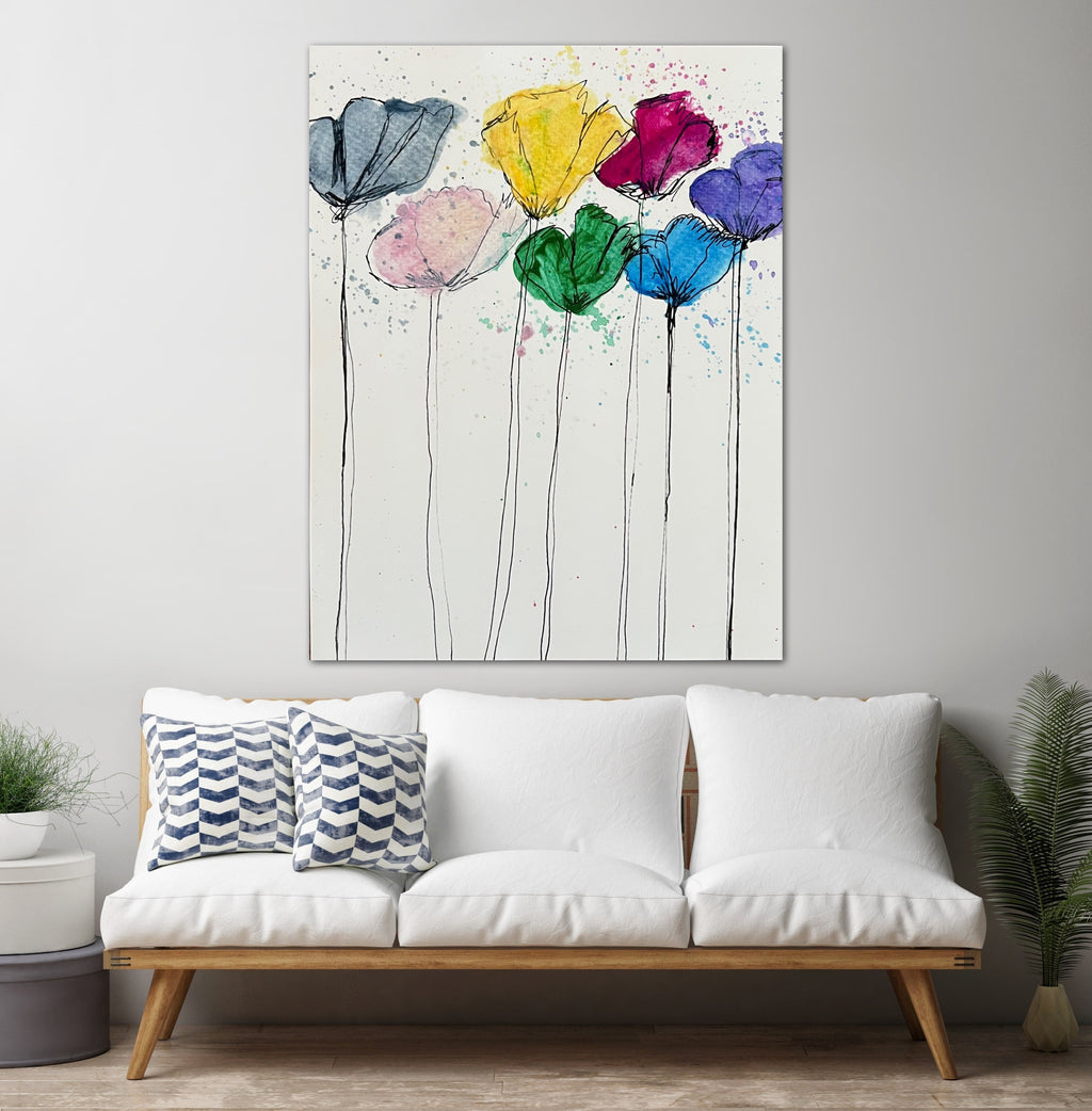 7 flowers - Art Prints Vichy's Art