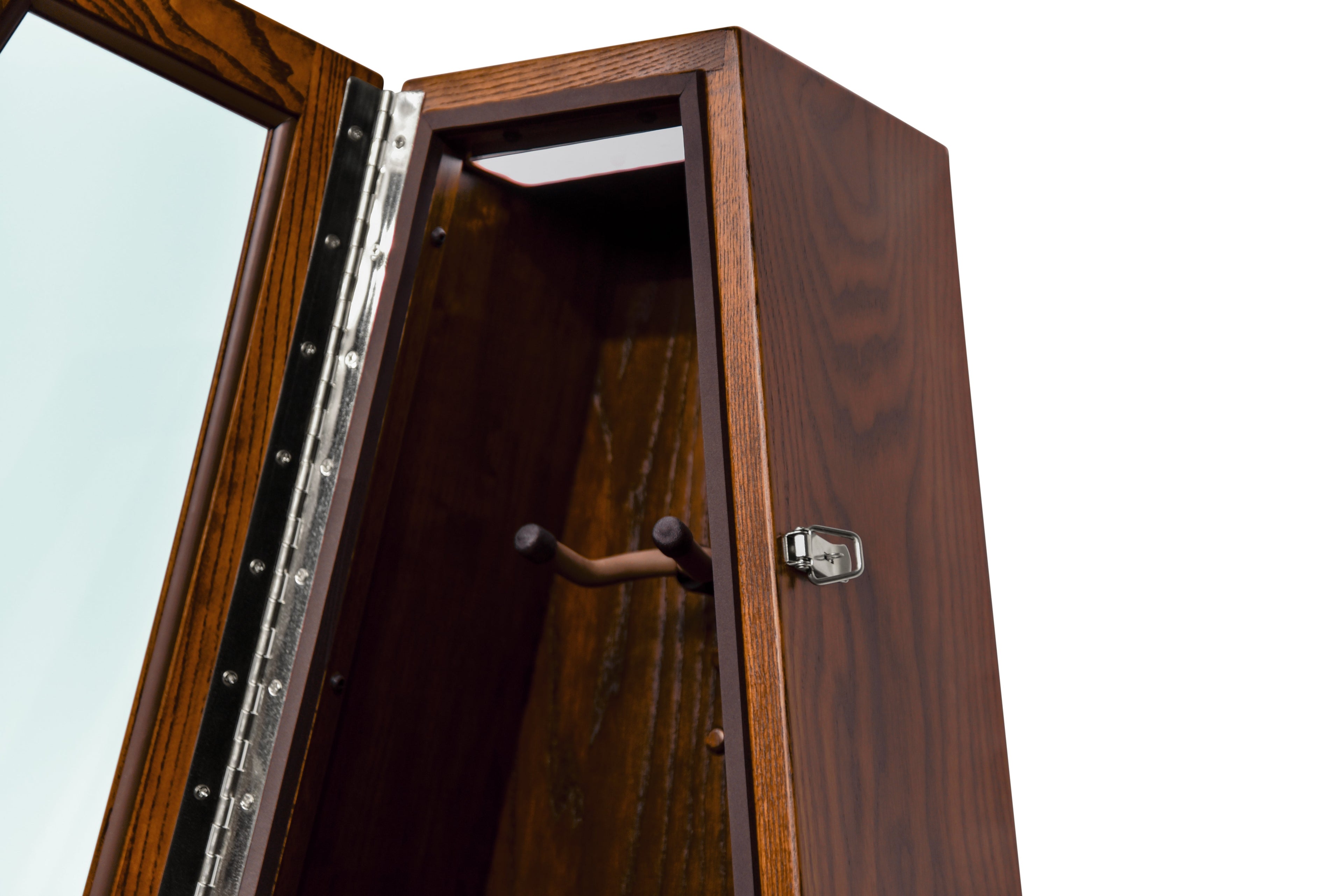 ClimaCase Triangle Humidor - Northern White Ash with Rich Tobacco Stain Acoustic Remedy Cases