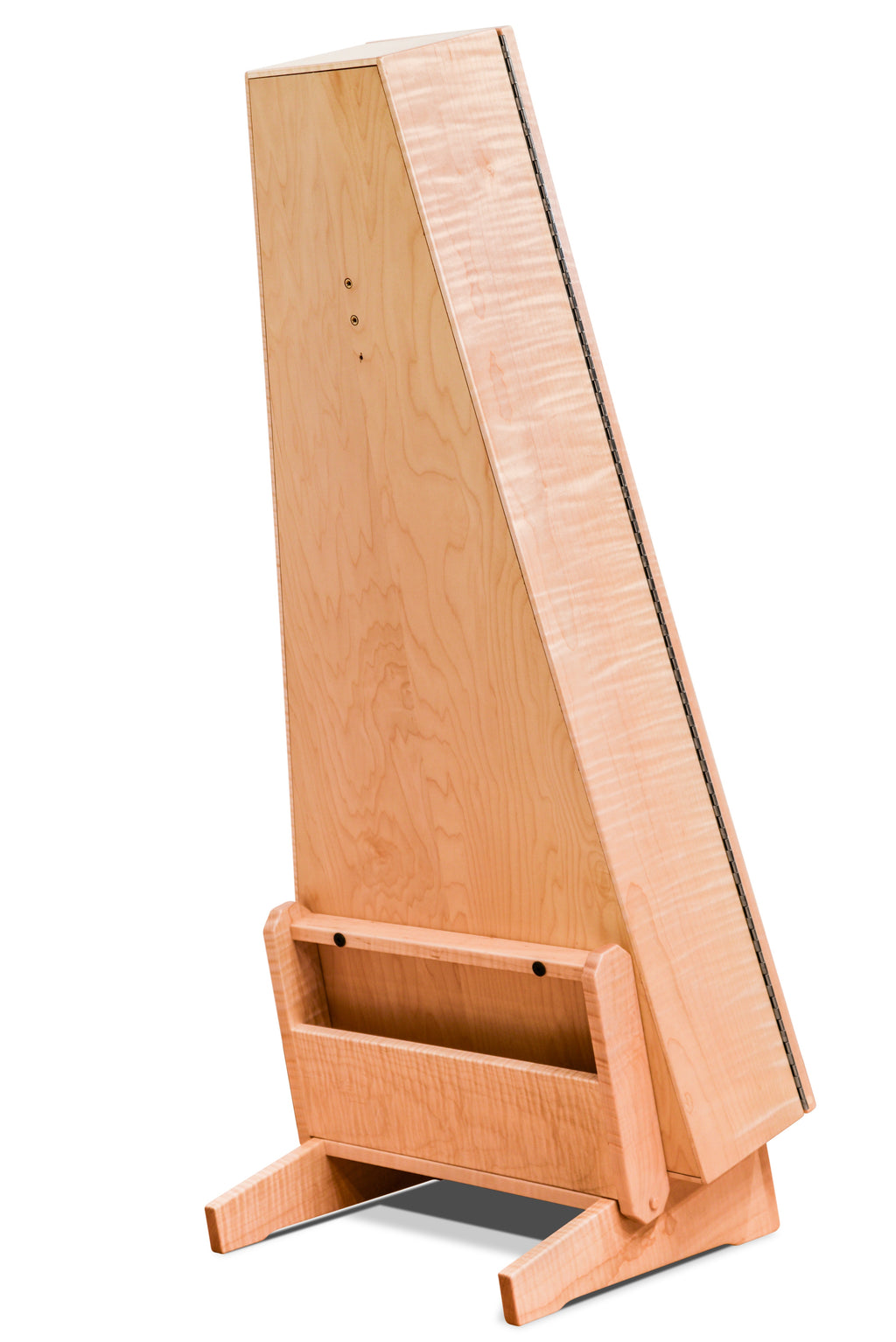 ClimaStand Triangle Humidor with Base - Flamed Maple Acoustic Remedy Cases