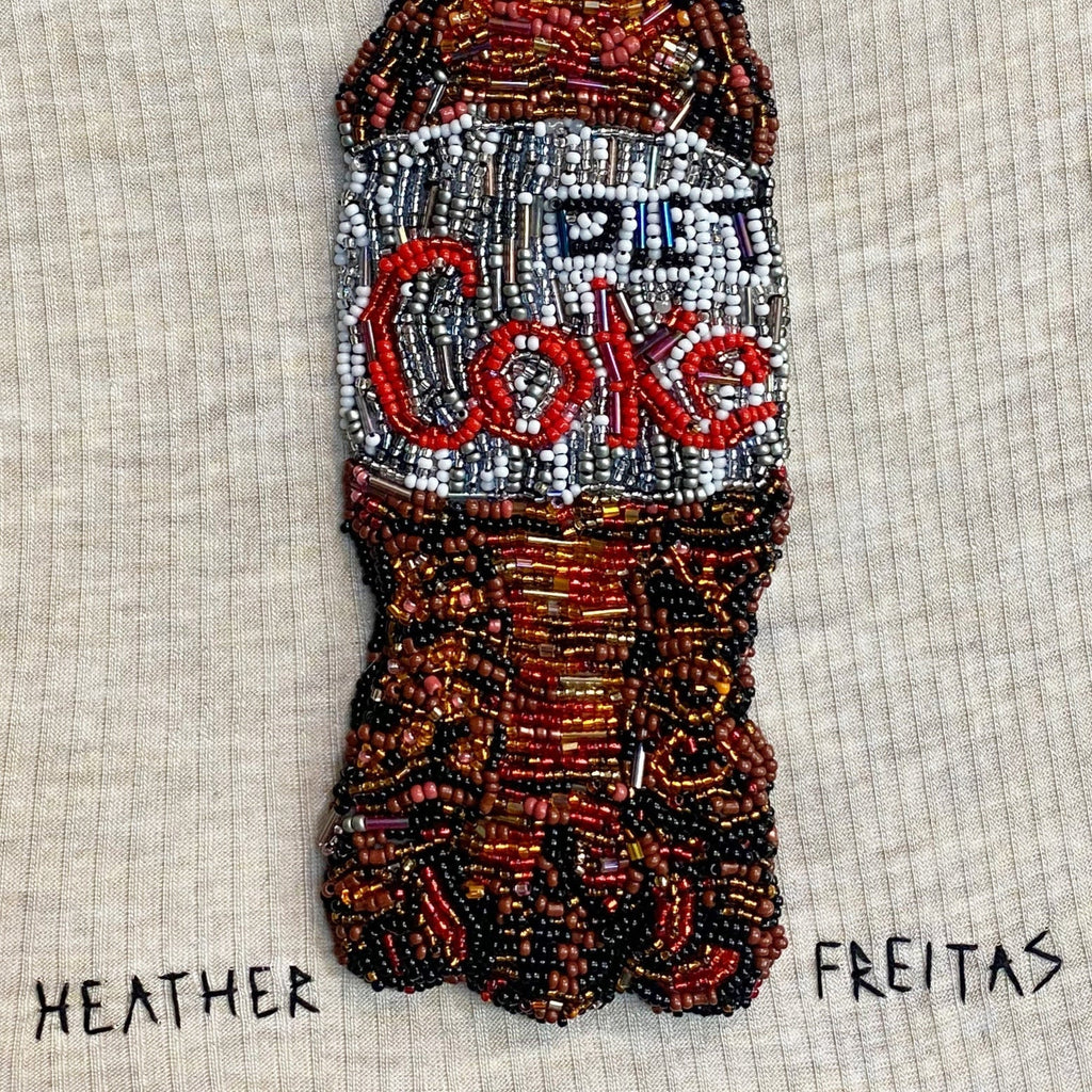 Diet Soda Beaded Artwork Heather Freitas