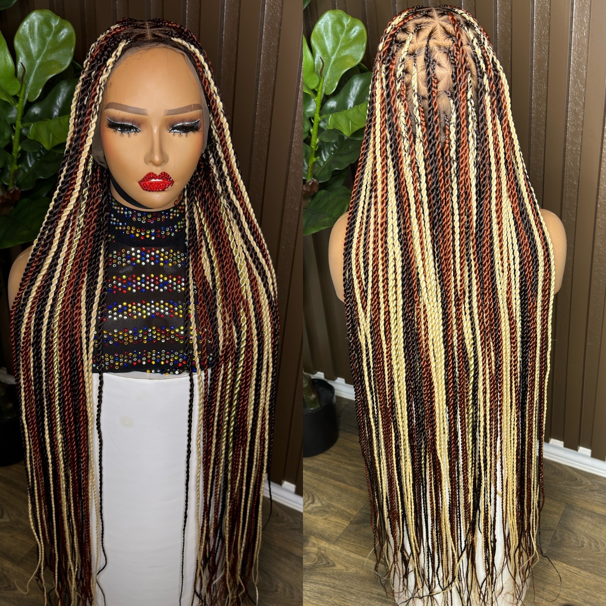 Knotless braided wig mix HOL stores