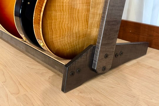 Grand StringRack - Flamed Maple - Charcoal Acoustic Remedy Cases